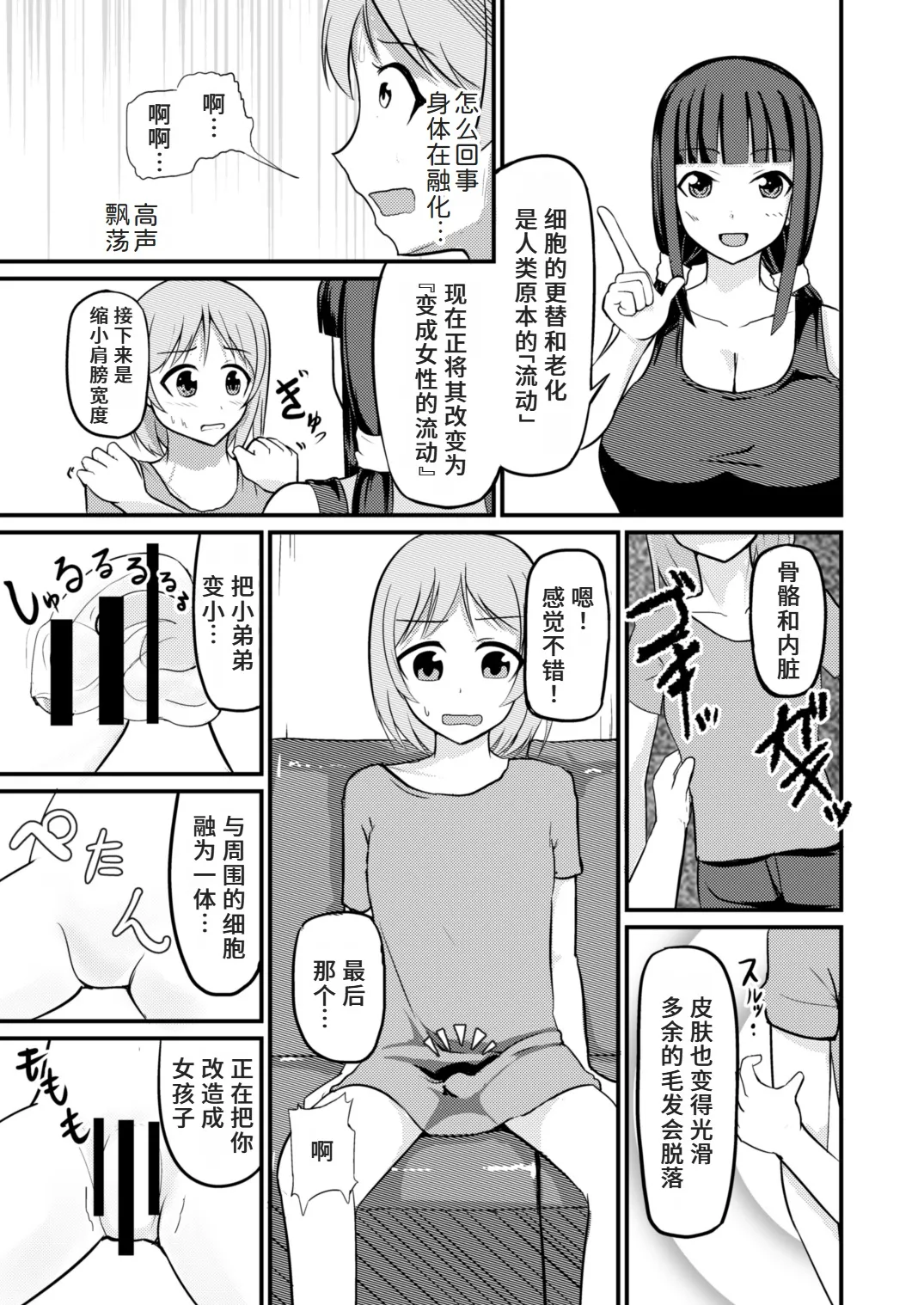 急成長したでっかい妹に女の子にされた兄 page 9 full
