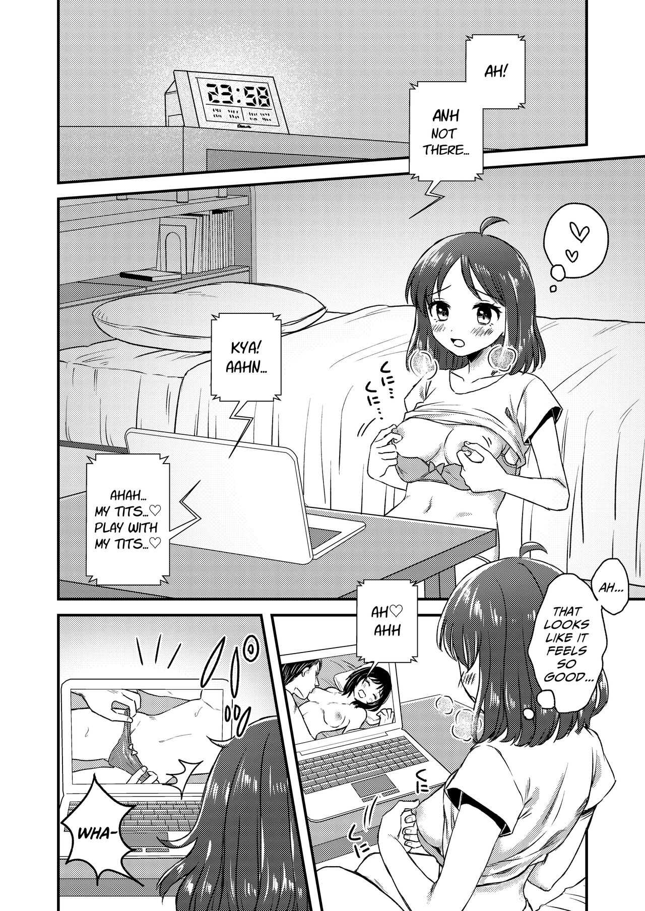 Nipuba- #1 Tsukimi-chan no Baai | Nipple Bar- #1 Tsukimi-chan Chapter page 4 full