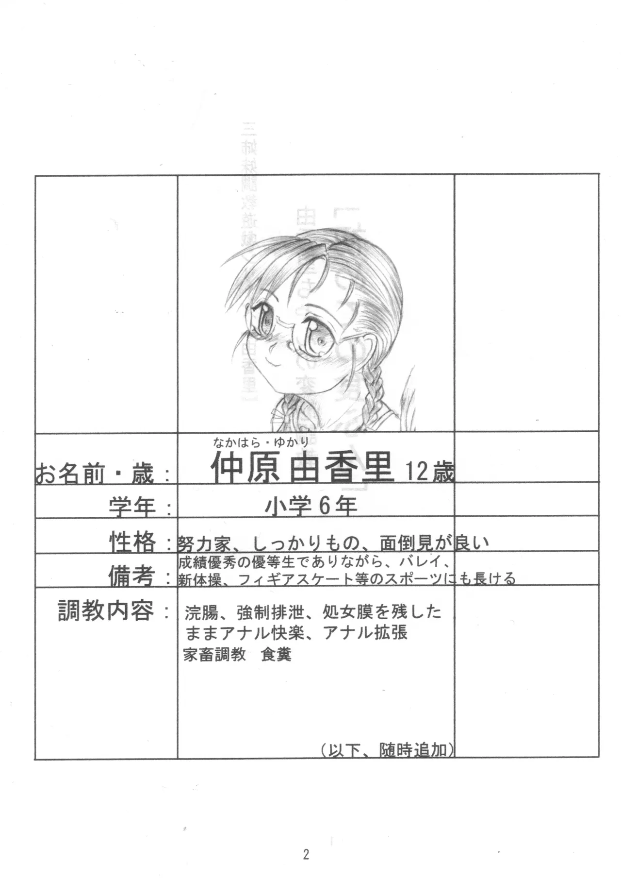 Yukari-chan no Hentai Choukyou "Hajimete no Shoku Fun" San Shimai Choukyou Yuugi Shirīzu page 3 full