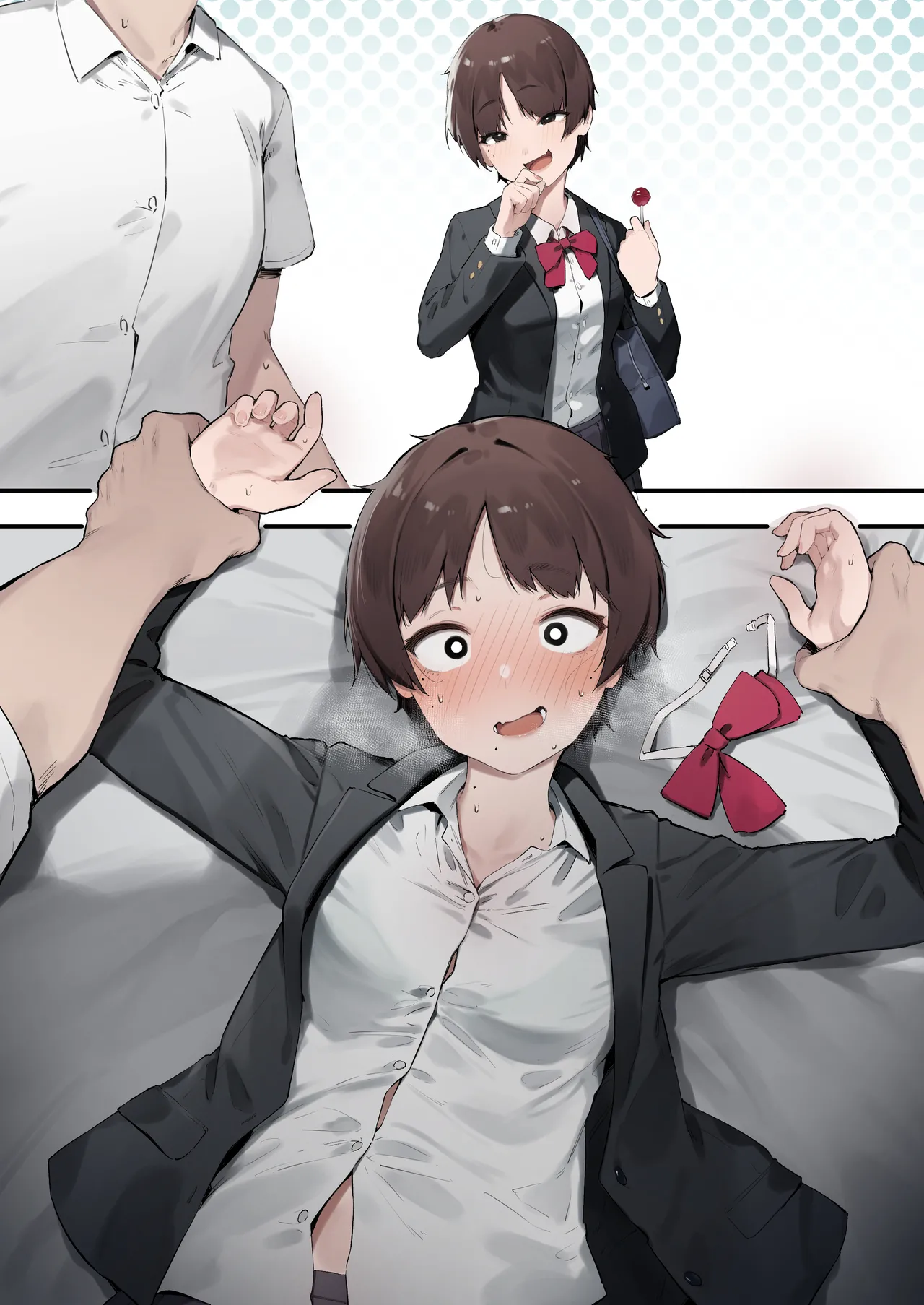 Urusai Kouhai o Oshitao Shitara Otonashiku Natta Hanashi page 9 full