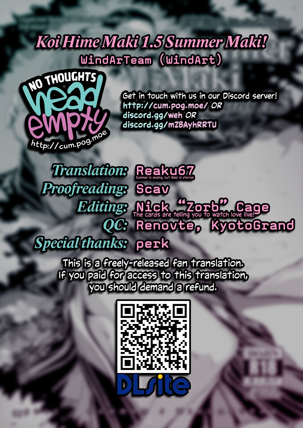 Natsu no Maki | Summer Maki! page 9 full