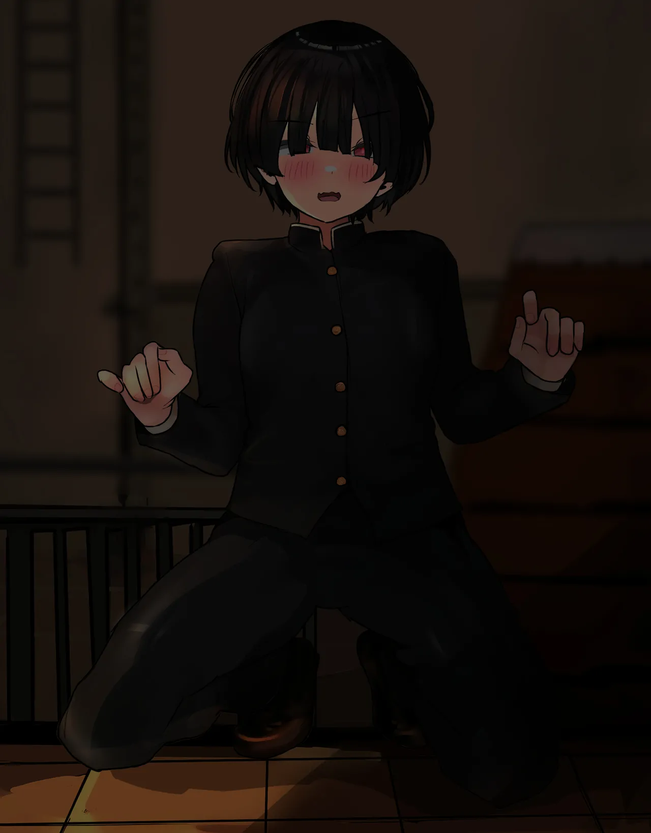 InCha Otokonoko ga Ura Fuuzoku Debut?  Sono 1 page 9 full