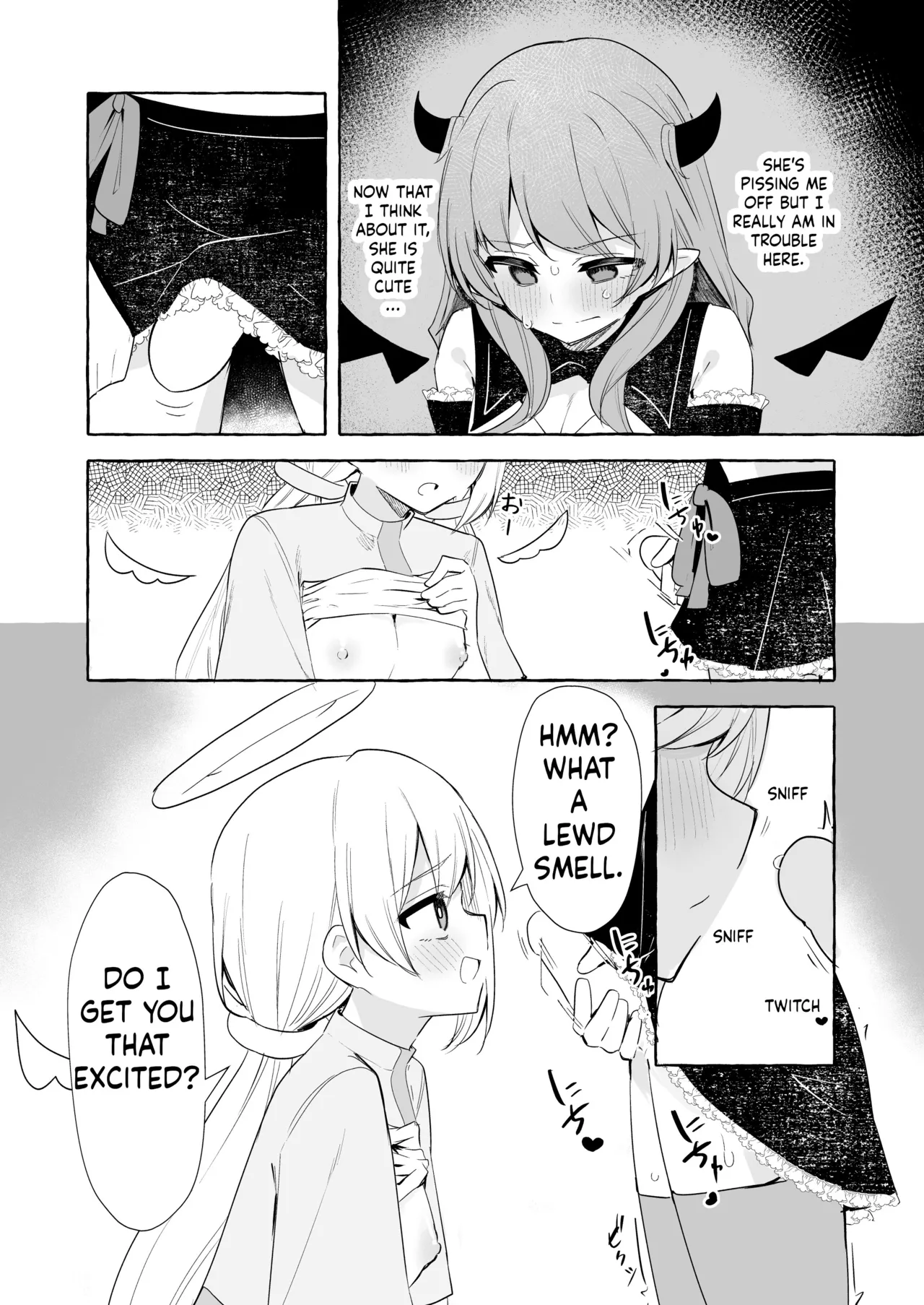 Futanari Akuma to Tenshii-chan page 6 full