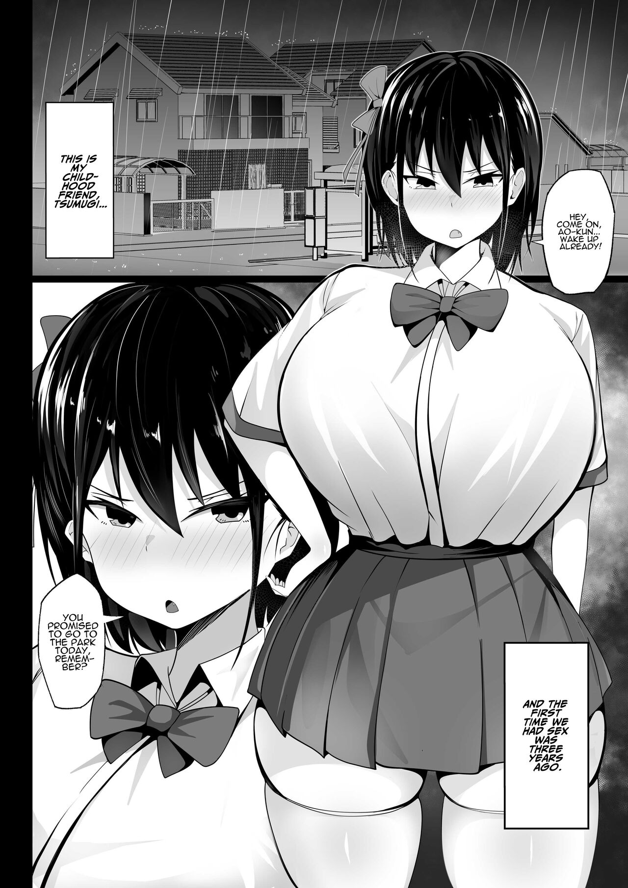 Osananajimi no Kyonyuu Teishoku | The Busty Girlfriend Special page 4 full