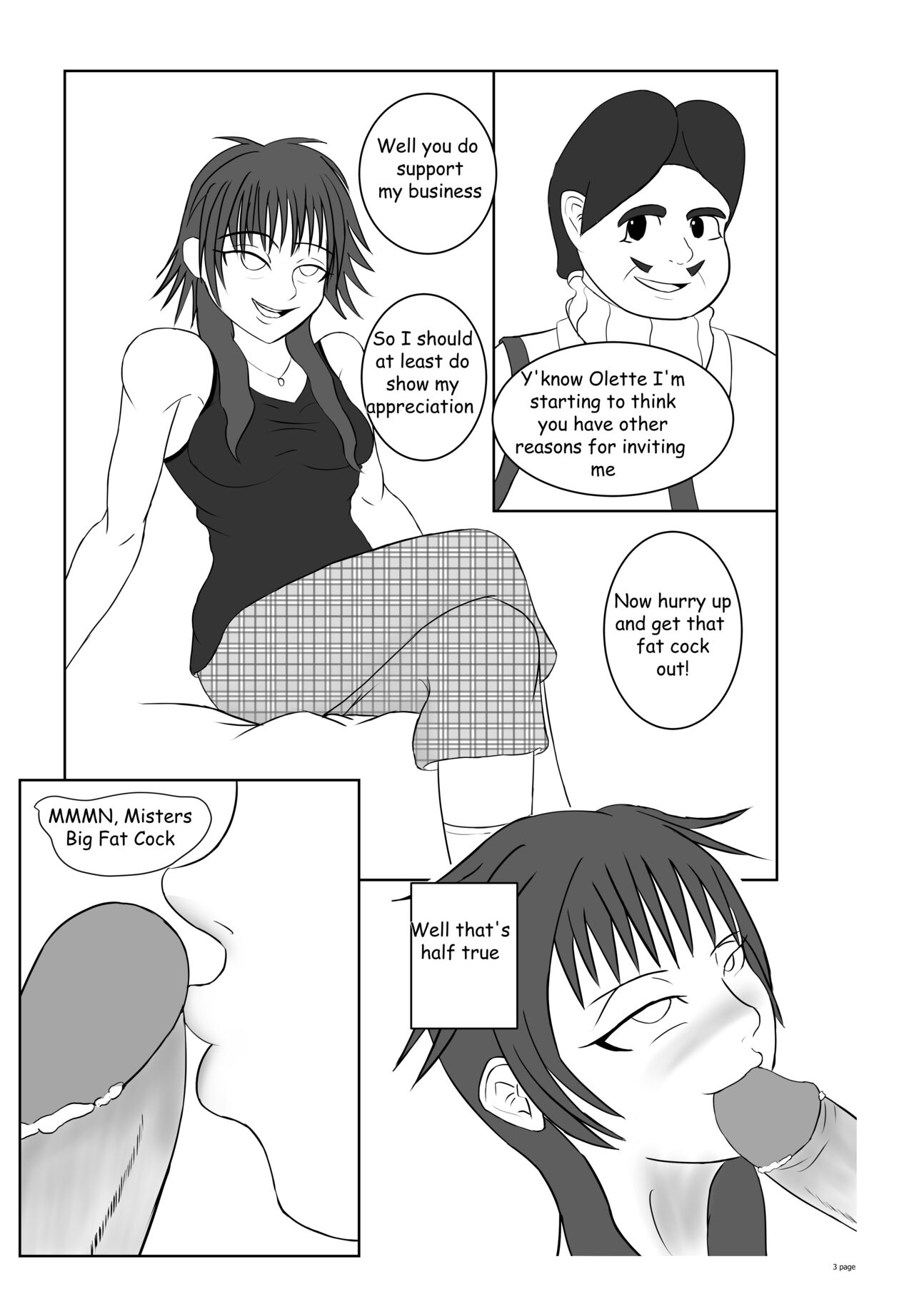 Kingdom Hearts - Olette comic page 3 full