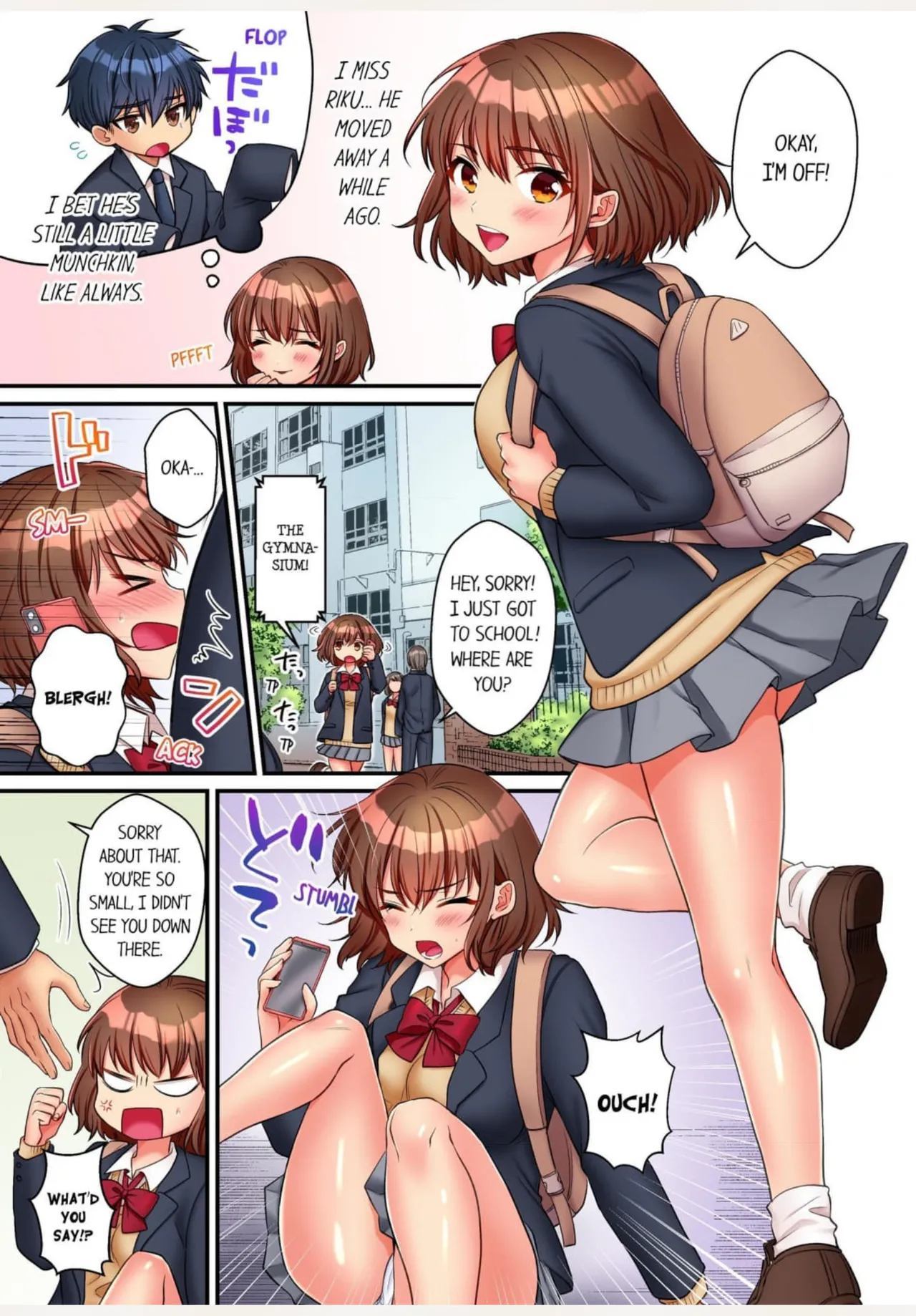 33cm no Fushidara ～Chinmarikei Joshi, Gacchiri Hold de Aragaenai Zecchou Press～ 1 | Sexy Times With My Tiny Childhood Friend 1 page 4 full