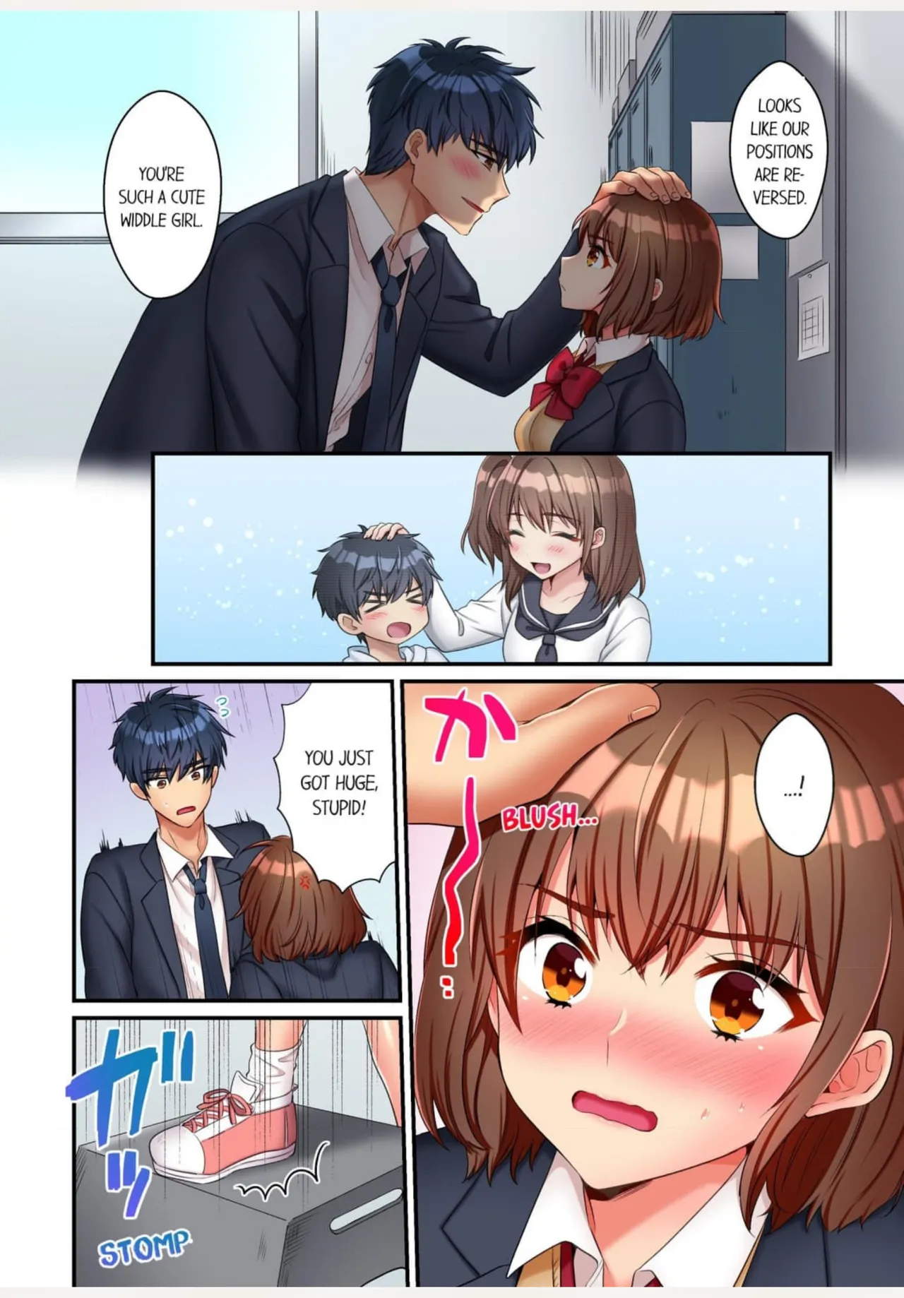 33cm no Fushidara ～Chinmarikei Joshi, Gacchiri Hold de Aragaenai Zecchou Press～ 1 | Sexy Times With My Tiny Childhood Friend 1 page 9 full