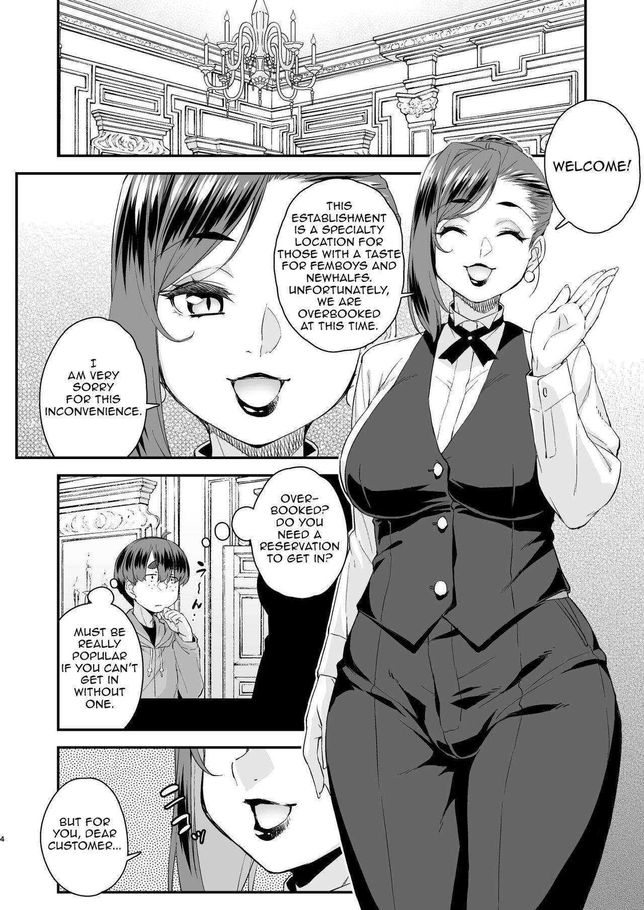 Chuumon no Ooi Otokonoko Fuuzokuten | Overbooked Femboy Brothel page 4 full