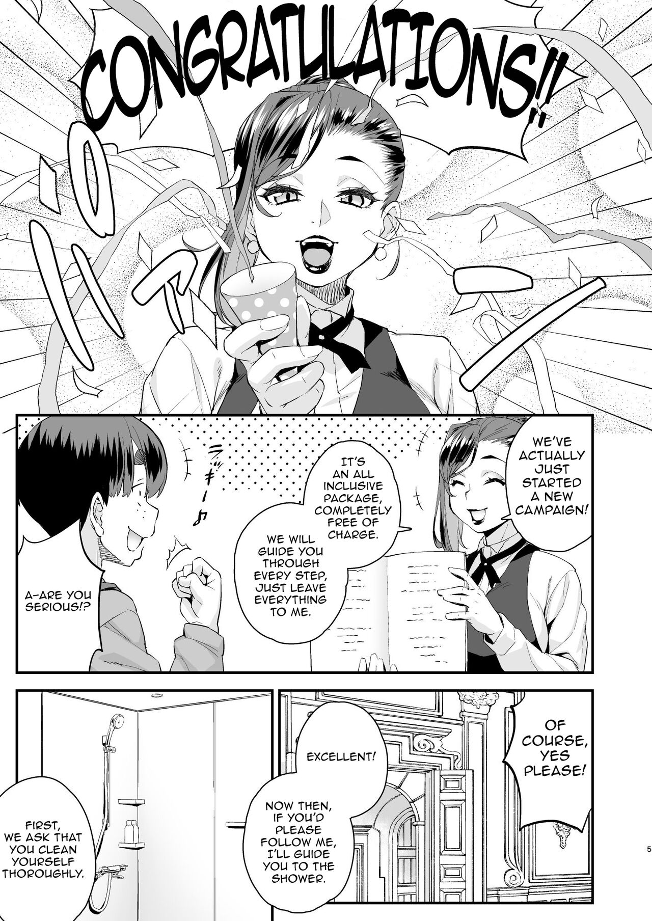 Chuumon no Ooi Otokonoko Fuuzokuten | Overbooked Femboy Brothel page 5 full