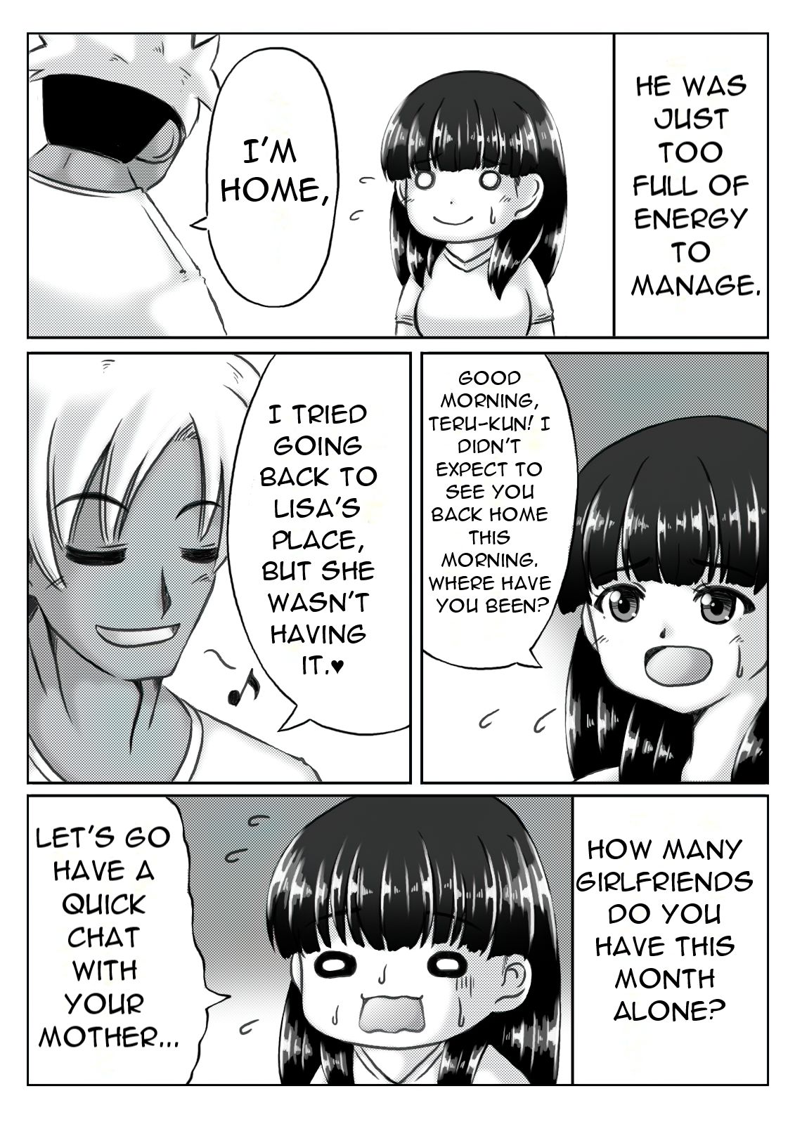 Kaasan no Onegai to Musuko no Seiyoku - A Mother's Request and A Son's Sexual Desire page 3 full