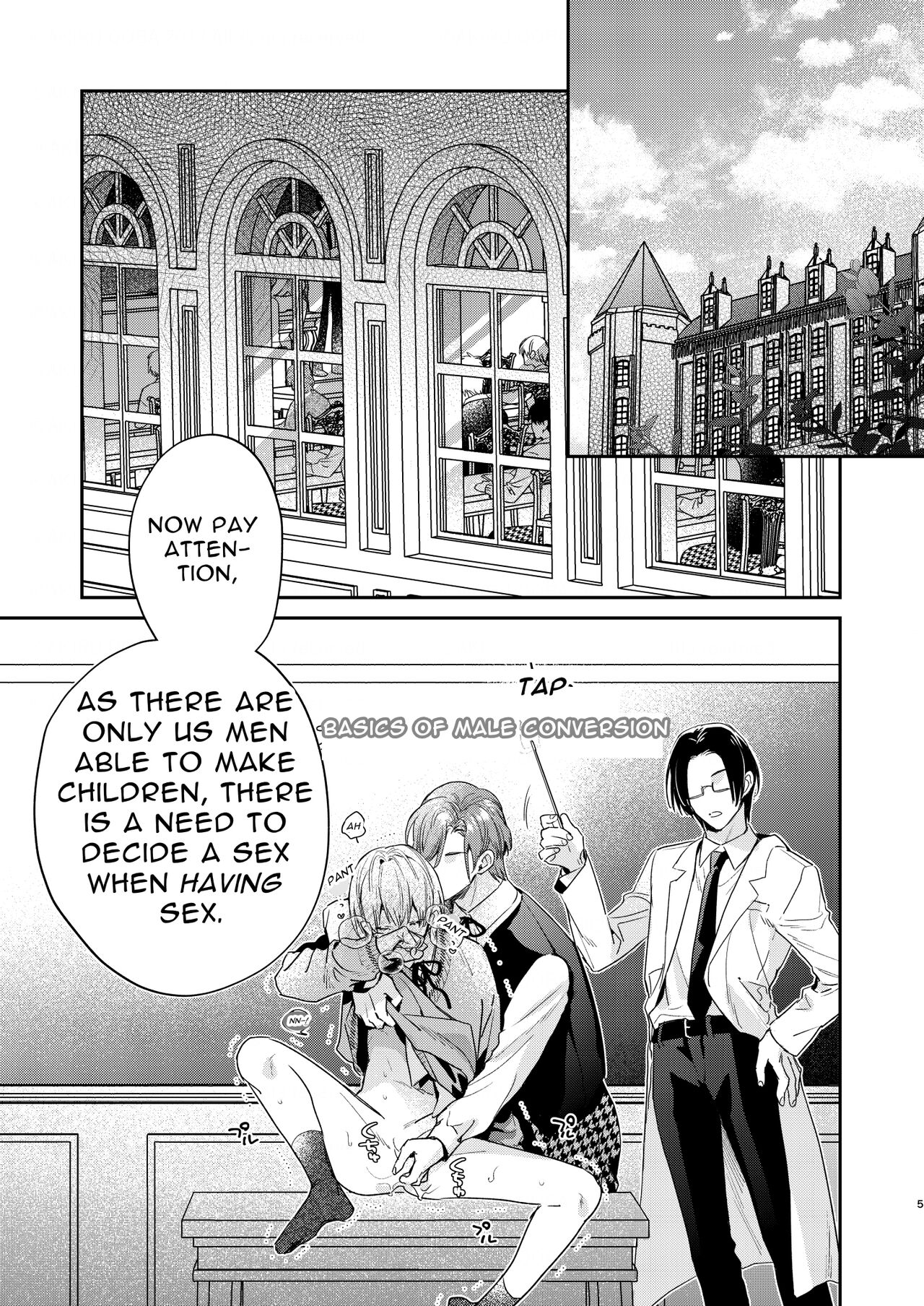 Tensei Mob wa BL-gee no Sekai de Hamerare Kouryakusaremashita!? | Sex with the Love Interest! But I'm an NPC! 1 page 5 full