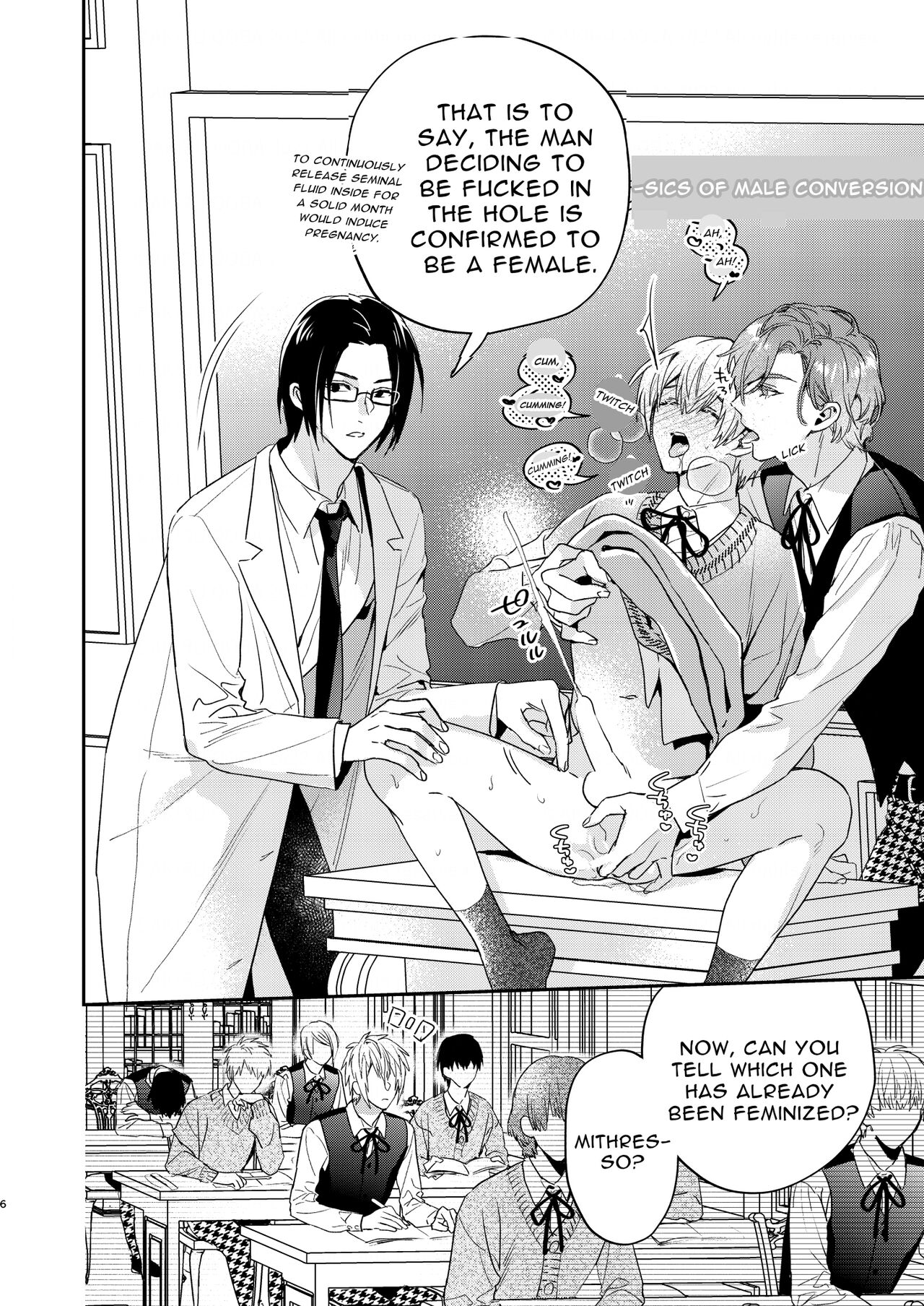 Tensei Mob wa BL-gee no Sekai de Hamerare Kouryakusaremashita!? | Sex with the Love Interest! But I'm an NPC! 1 page 6 full