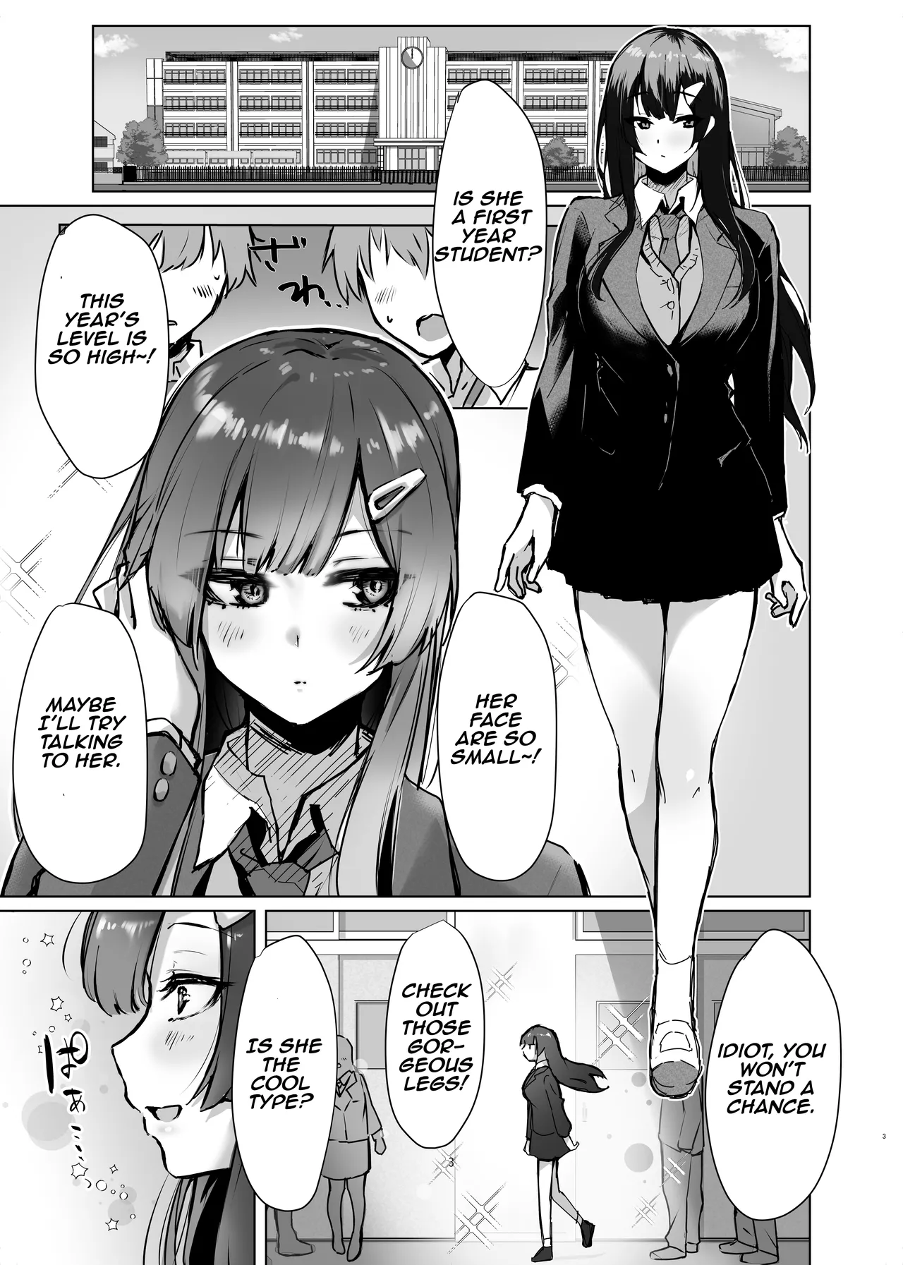 Osananajimi JK ga Dosukebe ni Seichou shita no de Sotsugyou Ichalove SEX suru Hanashi | The story of a childhood  friend who has grown up to be perverted, so they have graduation lovey-dovey sex page 4 full