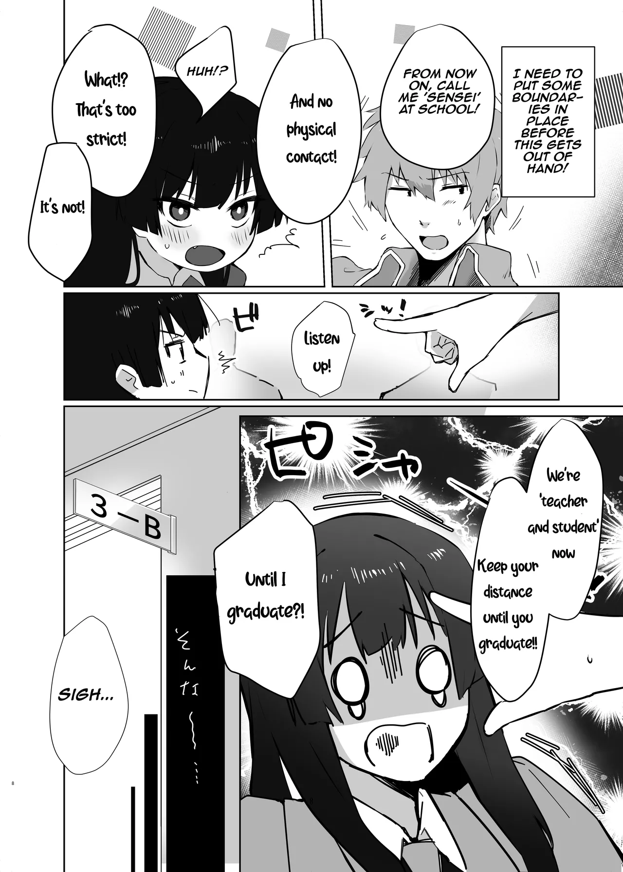 Osananajimi JK ga Dosukebe ni Seichou shita no de Sotsugyou Ichalove SEX suru Hanashi | The story of a childhood  friend who has grown up to be perverted, so they have graduation lovey-dovey sex page 9 full