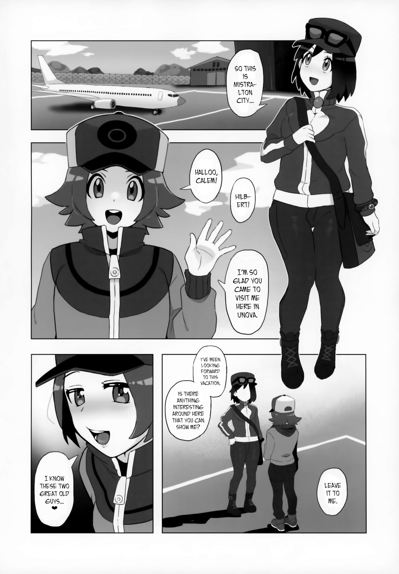 Toyakaru ga Isshu Chihou de Ironna to Ecchi Koto Suru Hon | A Book about Hilbert and Calem having sex with various men page 3 full