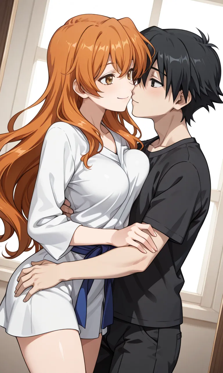 Kouko x Makoto AI Art page 6 full