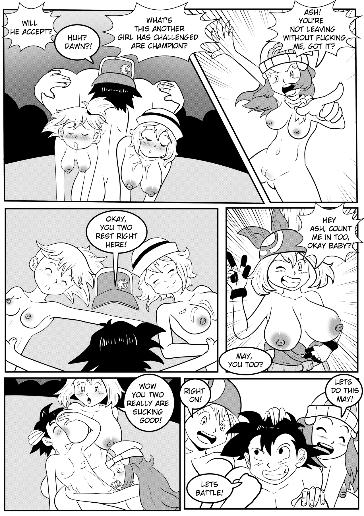 Ash's sex battle with Pokegirls page 5 full