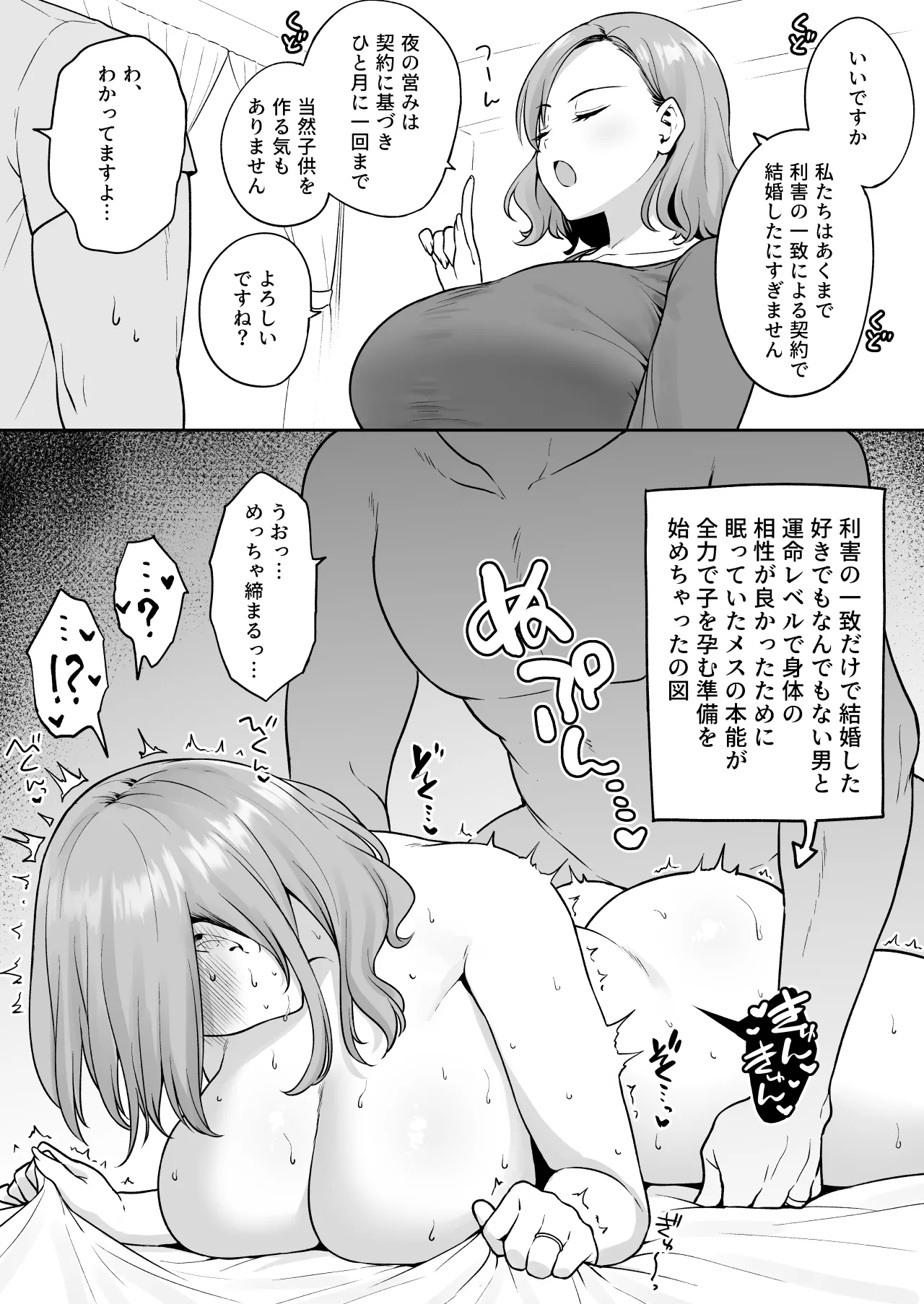 契約結婚夫婦の初夜 page 1 full