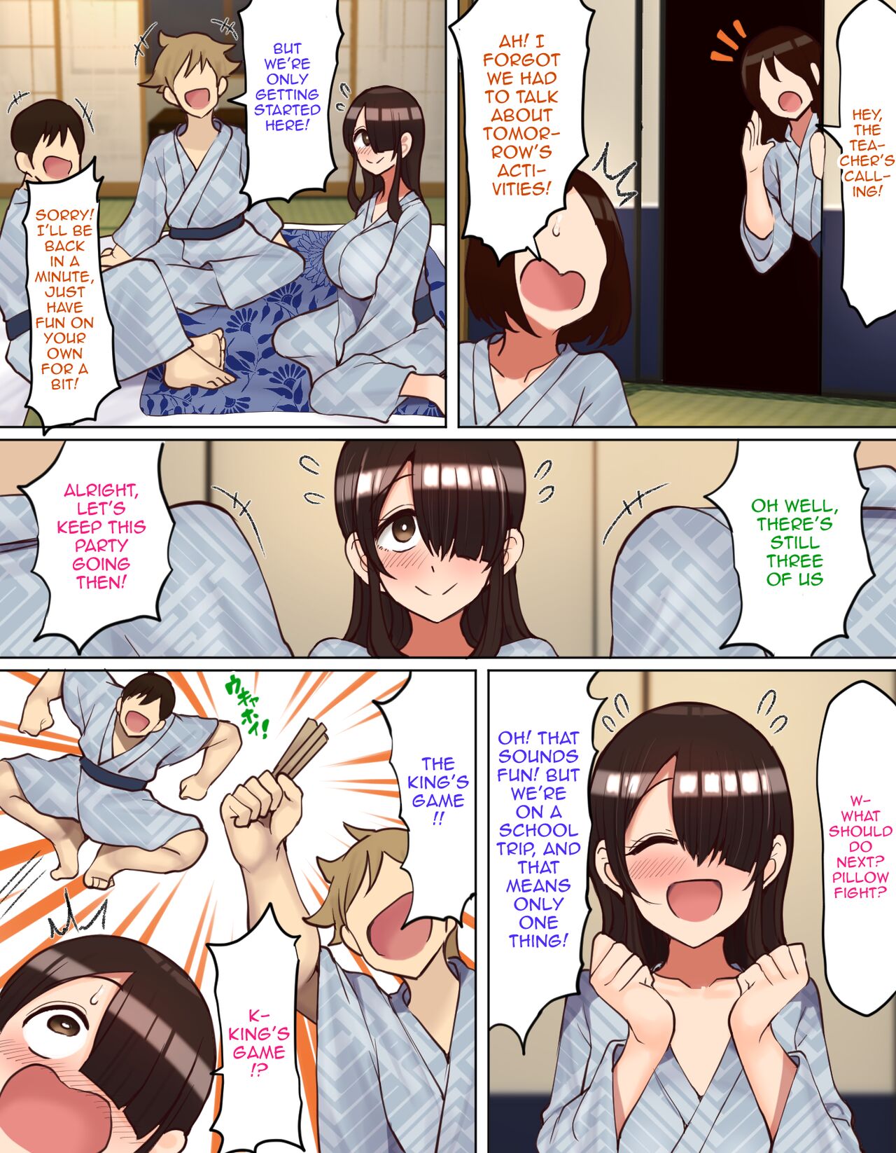 Shuugaku Ryokou de YouCha to Onaji Group ni Nacchatta Mekakure InCha-chan page 5 full