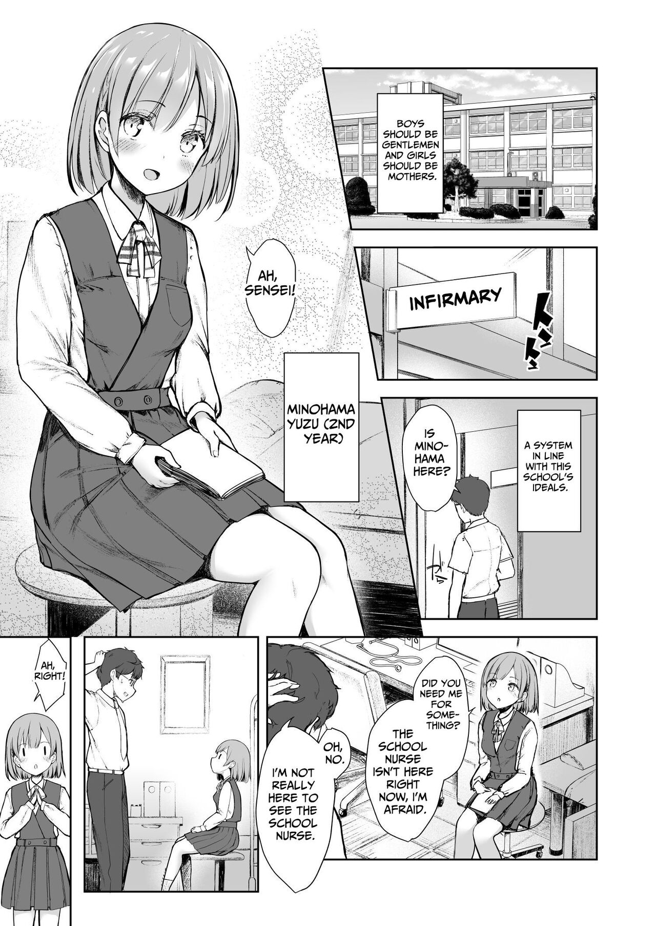 Mama Class ~Sakuragawa Chuutoubu Tokubetsu Boshi Class~ | Mama Class ~Sakuragawa Academy's Special Class for Mother and Son~ page 2 full
