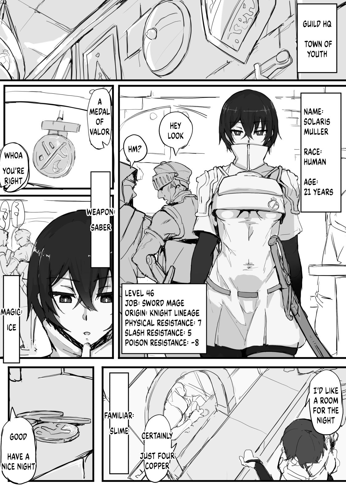 Kurokami Cool Kenshi no Shumi | The Stoic Dark-Haired Swordswoman's Hobby page 3 full