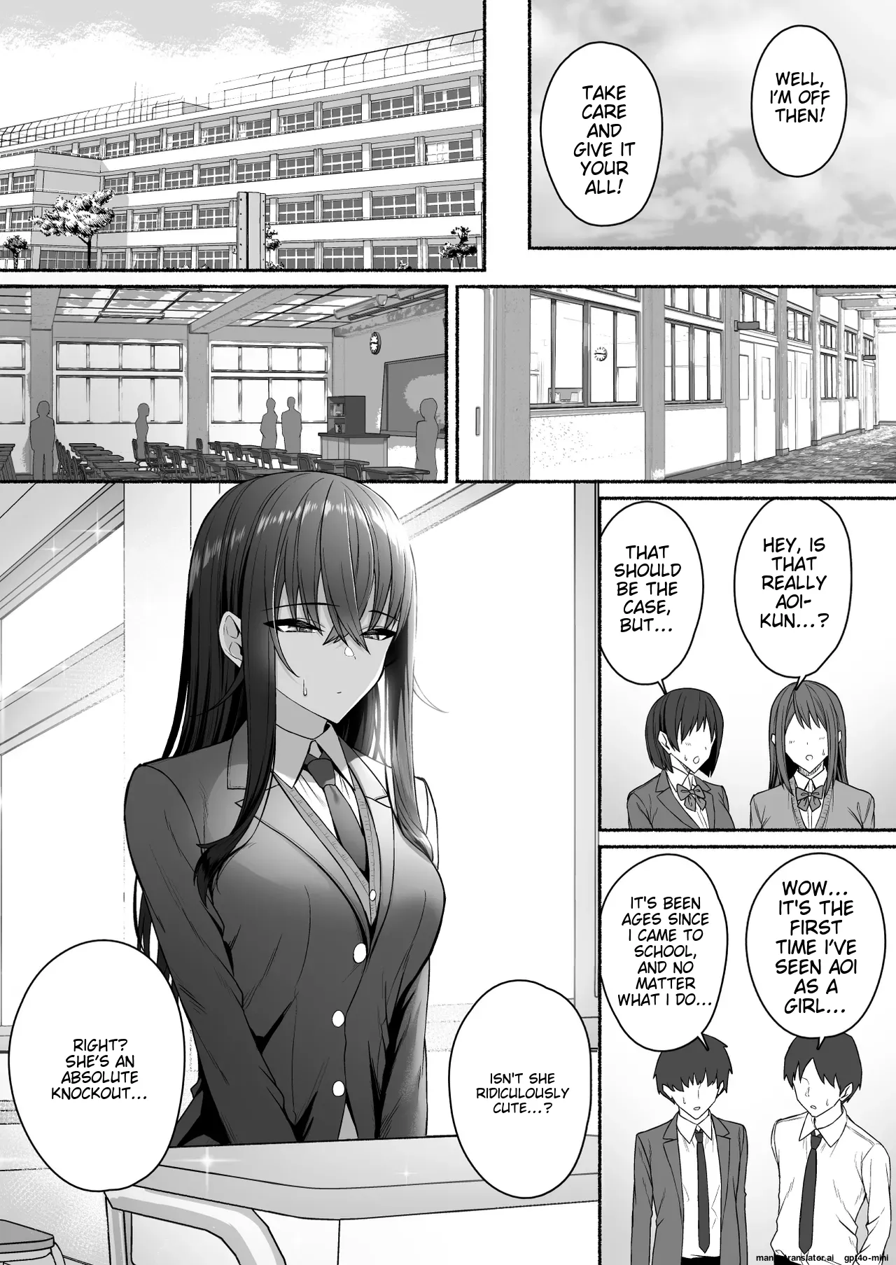 Gal to Boku ga Seibetsu Gyakuten Mesu ni Mezameru Boku page 10 full