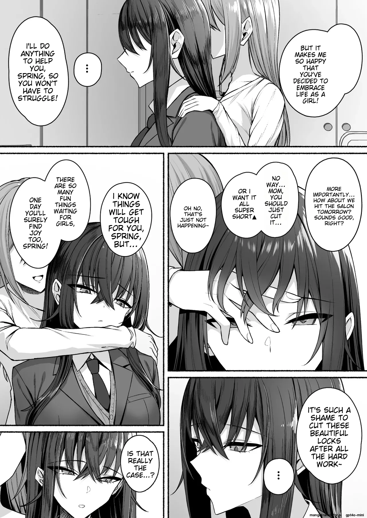 Gal to Boku ga Seibetsu Gyakuten Mesu ni Mezameru Boku page 9 full