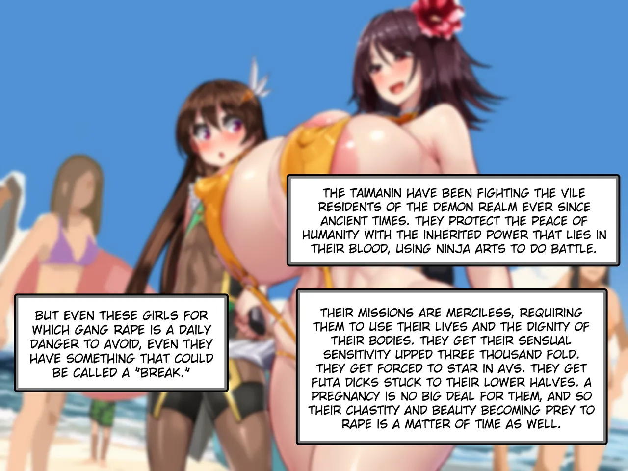 Taimanin Shiranui & Shikanosuke Miboujin to Shota Toshi no Sa Kozukuri Date de Seieki no Umi page 2 full