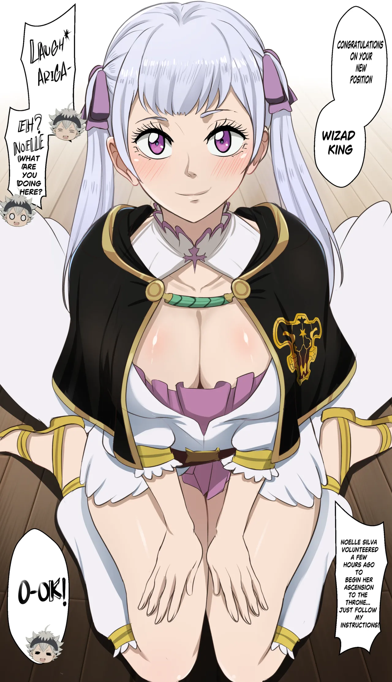 Noelle Silva x Asta comic page 1 full