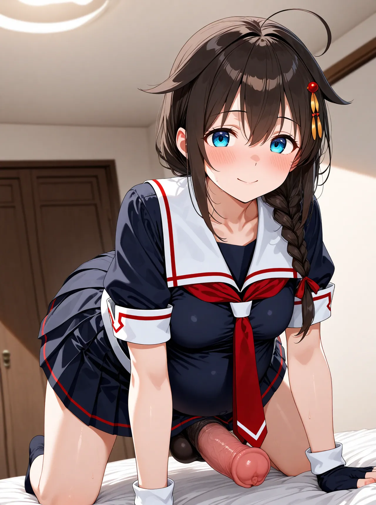 Shigure | KanColle | Horsecock futa fourt2 ai generated page 3 full