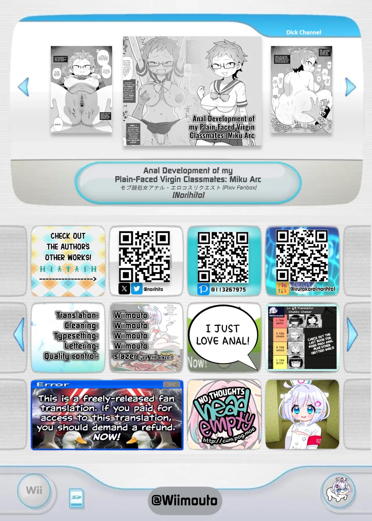 Mob-gao Shojo Anal・Ero Cos Rikuesuto  | Anal development of my plain-faced virgin classmates: Miku Arc page 10 full