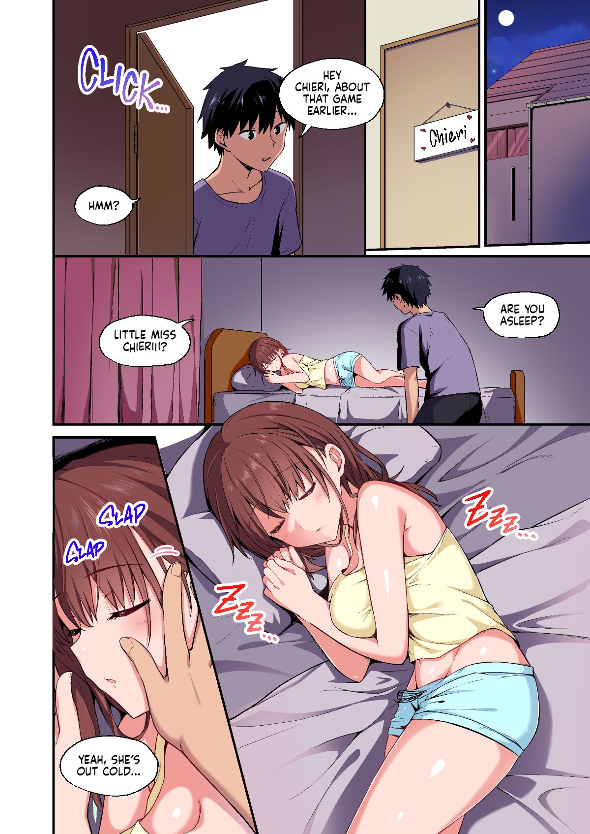 Wagamama Imouto Onaho-ka Keikaku ~Neru Imouto o Kaihatsu Choukyou~ Full Color Ban | Selfish Little Sister Onahole Project: Training Her In Her Sleep page 9 full
