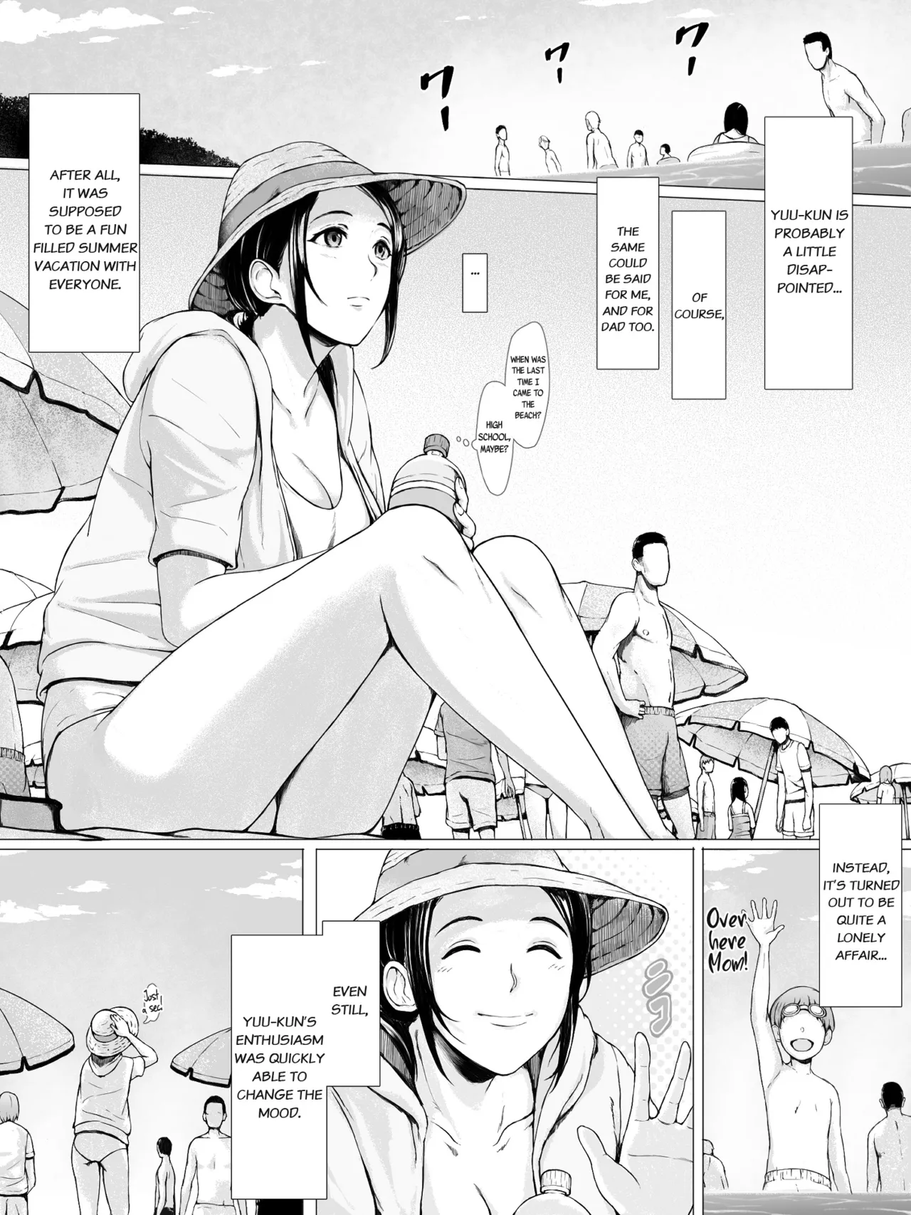 Mother-eater - When a gentle Mom is targeted by a young slut 1- 3 page 4 full