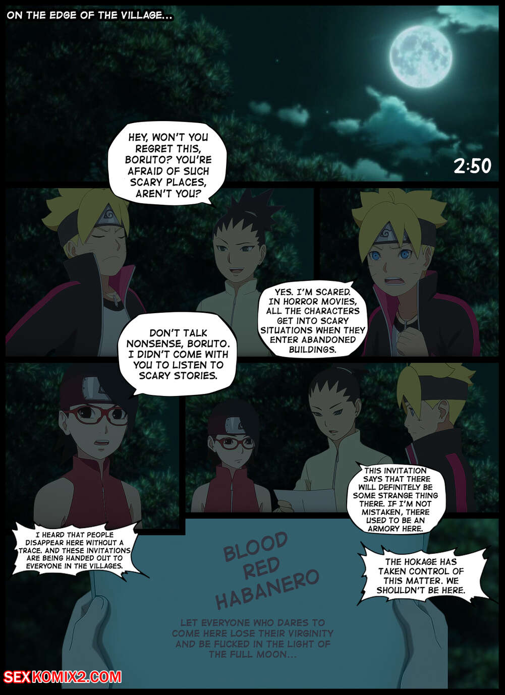 Naruto. A Pleasant Ambush. KristoLin for sexkomix2.com page 2 full