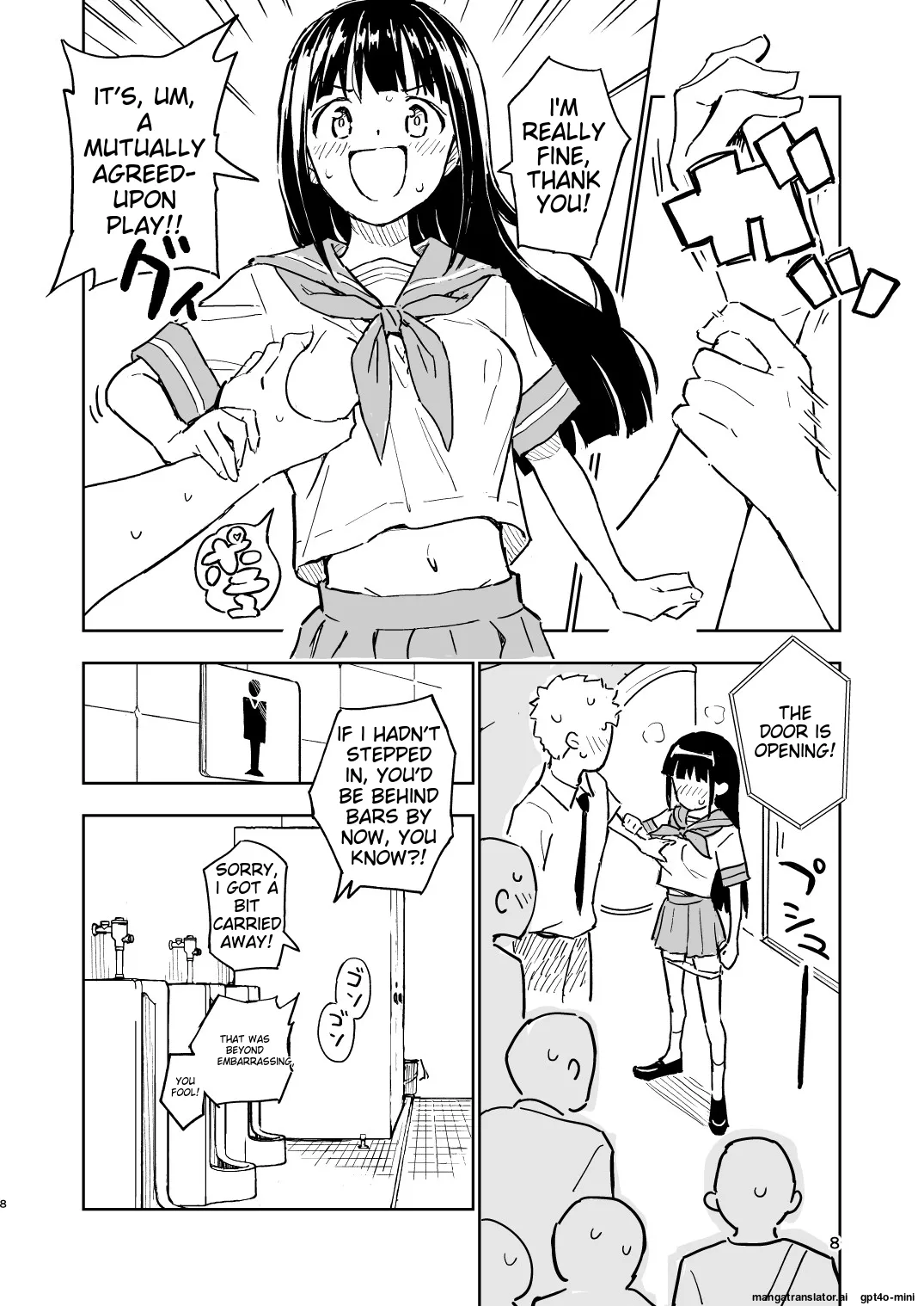 1-kagetsu Ninshin Shinakereba Otoko ni Modoreru Hanashi page 8 full