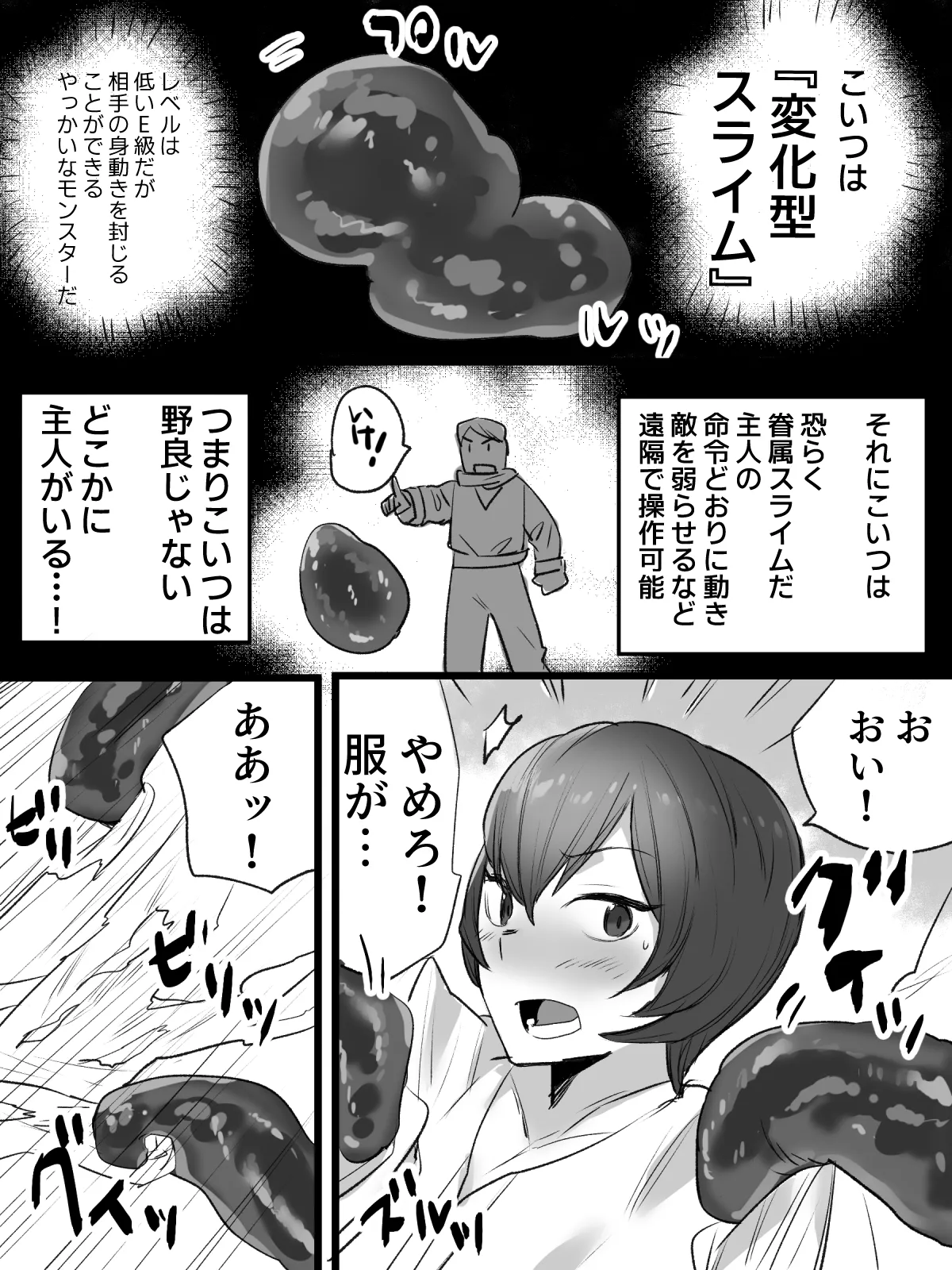 生意気ヒーラー、スライムに犯されて快楽を知る。 page 8 full
