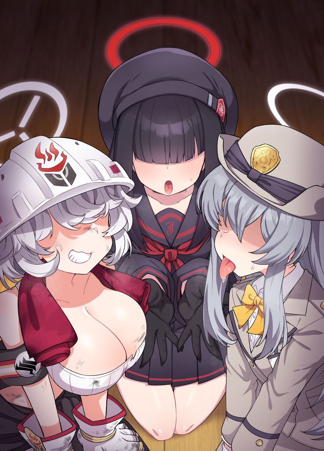 BluArch Mob de Seiheki o Mitashi Makuru Hon. | 碧蓝档案的杂鱼酱们满足你的性癖的本。 page 2 full