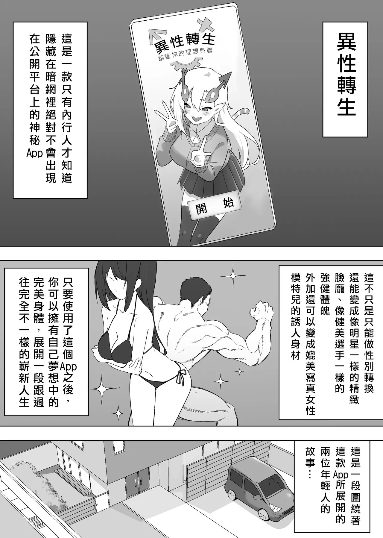 Isei Tensei II Konomi no Karada ni Body Change  |  異性轉生 II 變身成理想的身體 page 2 full