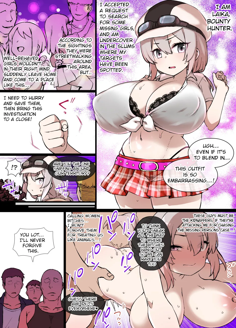 The Captured Hunter Reduced to a Prostitute | Torawareta hantaa ha shoufu ni ochiru page 4 full