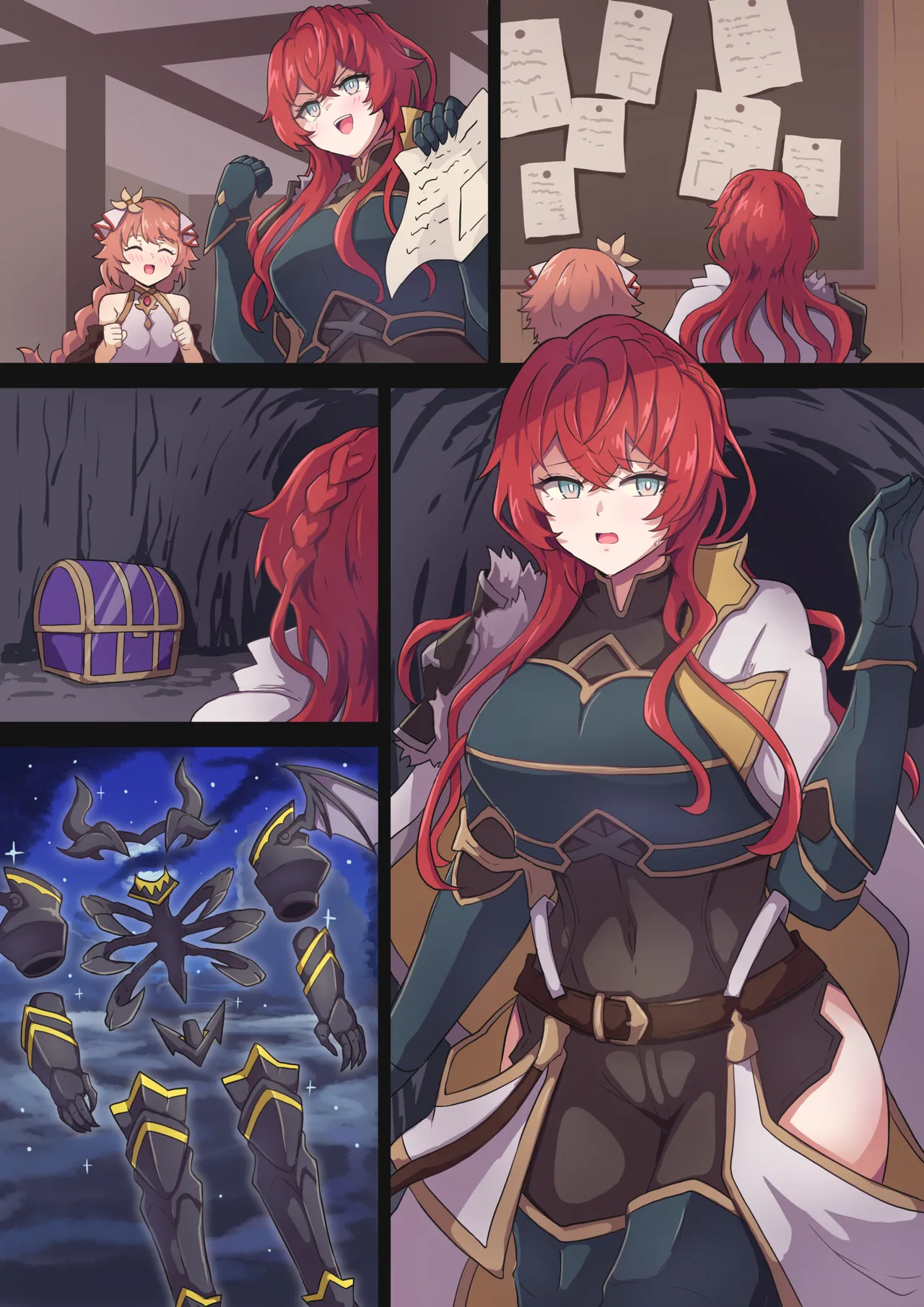 Ecchi na Yoroi wo Kyōsei Sōchakusareru Saburina | Sabrina is Forced to Wear Sexy Armor page 6 full