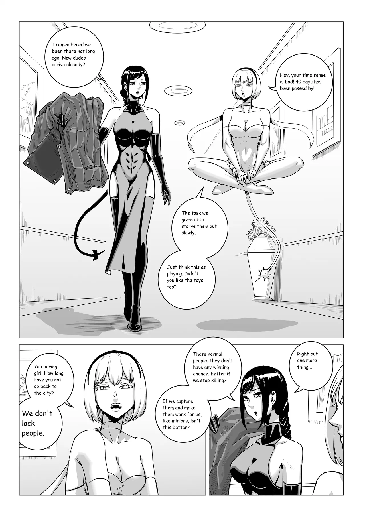 Ongoing Super-Powered Femdom Comic page 7 full