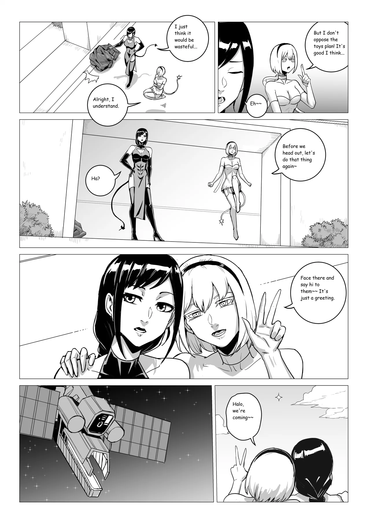 Ongoing Super-Powered Femdom Comic page 8 full