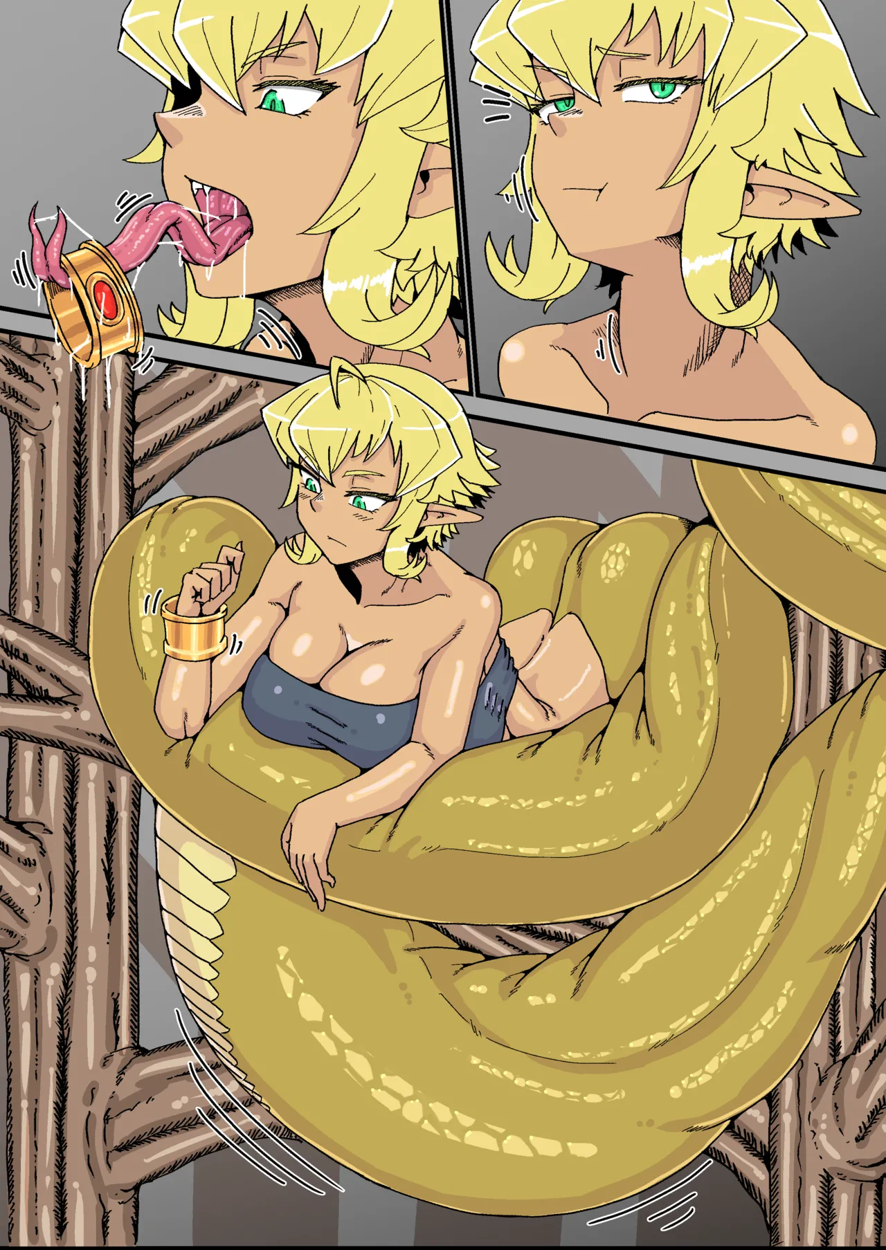 Lamia Swallows Young Girl page 4 full