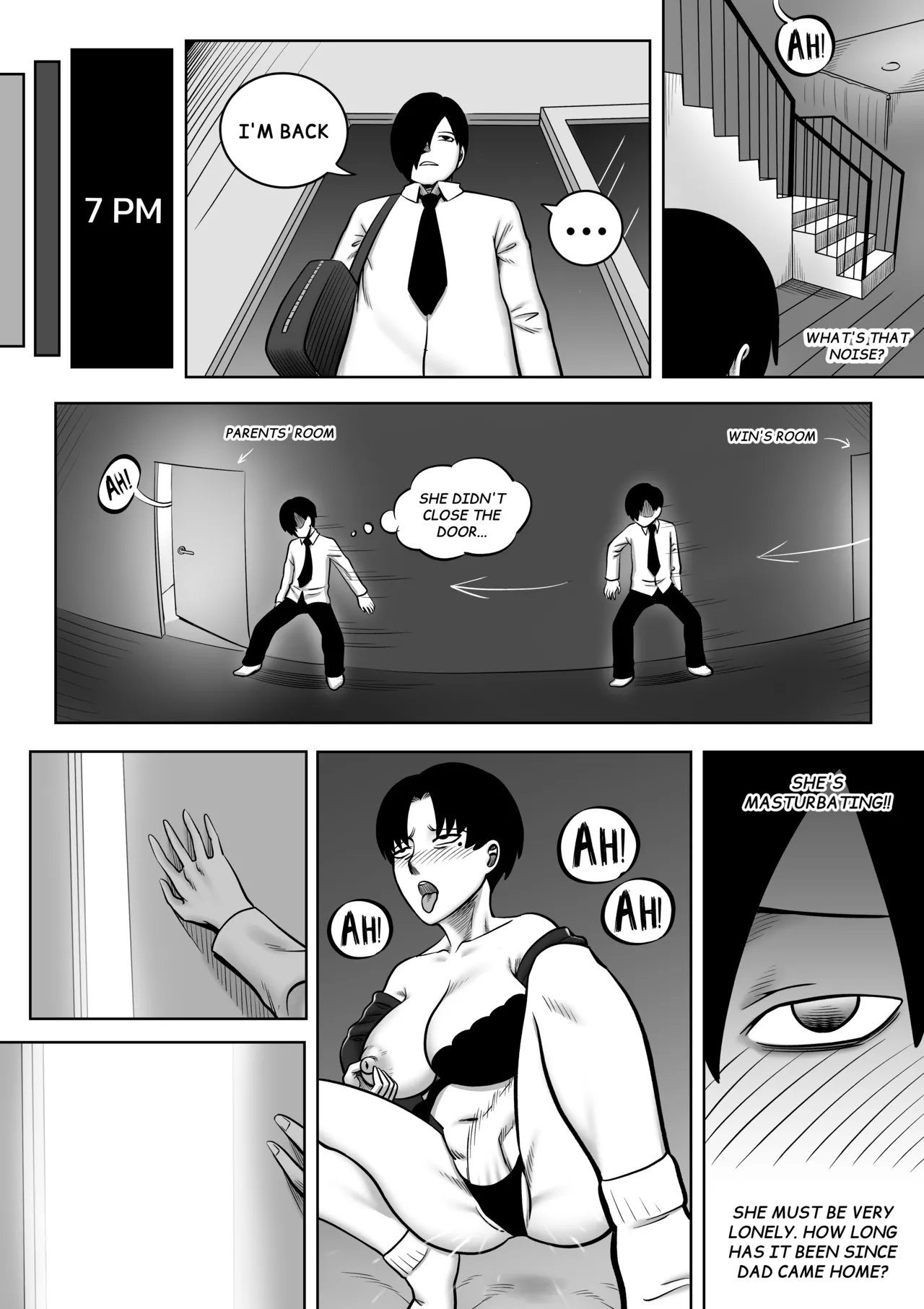 Dad stole my gf so i try to steal his wife - CH1 page 9 full