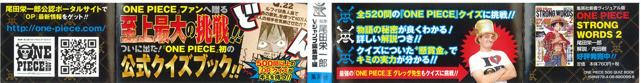 One Piece 500 Quiz Book page 3 full