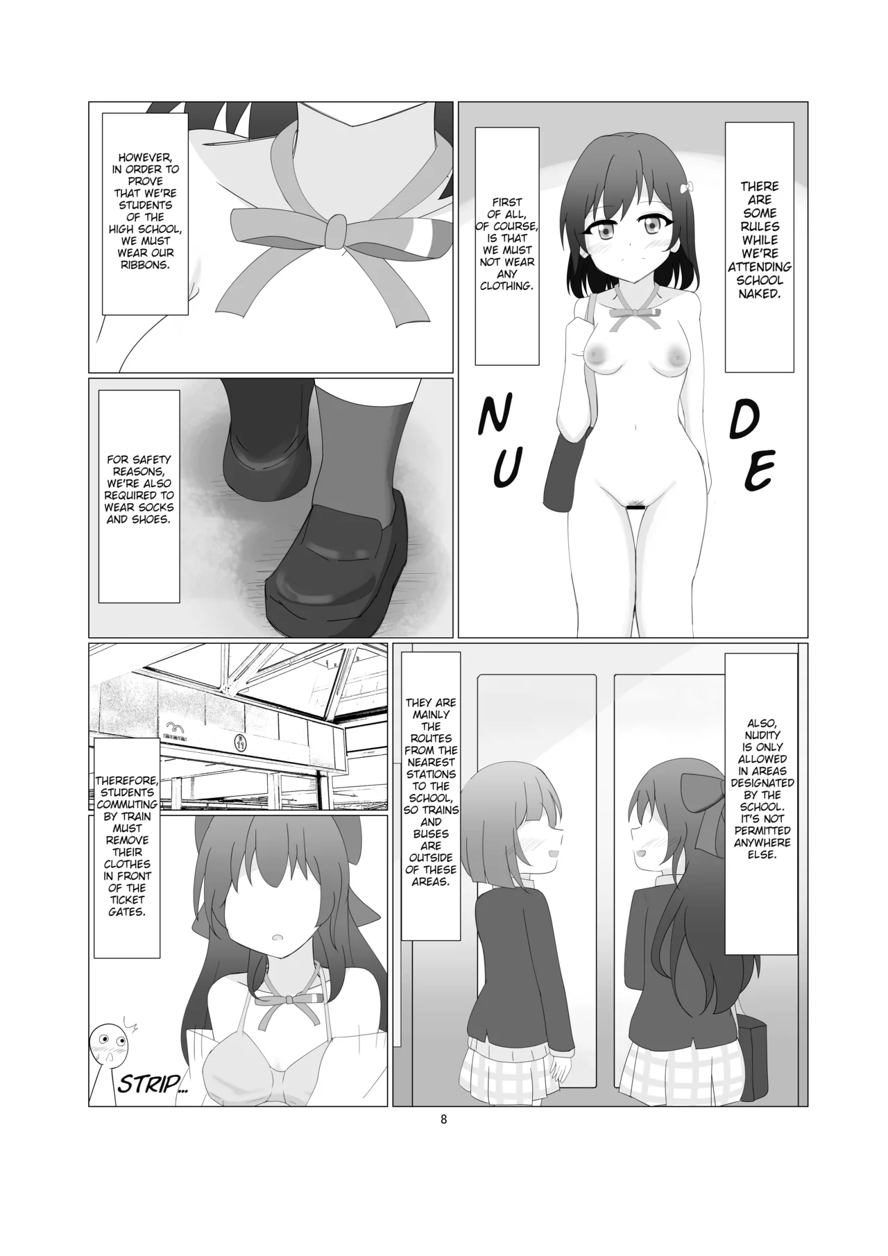 Nijigasaki Gakuen Zenra Toukoubi | Nijigasaki High Naked School Day page 5 full