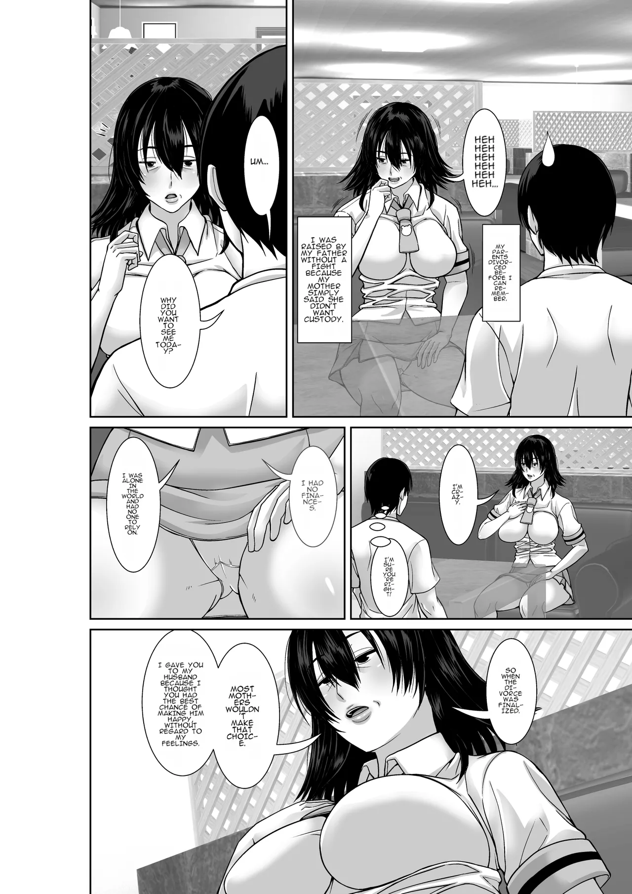 20-nen-buri ni Saikai Shita Haha ga Yuuwaku Shite Kuru page 4 full
