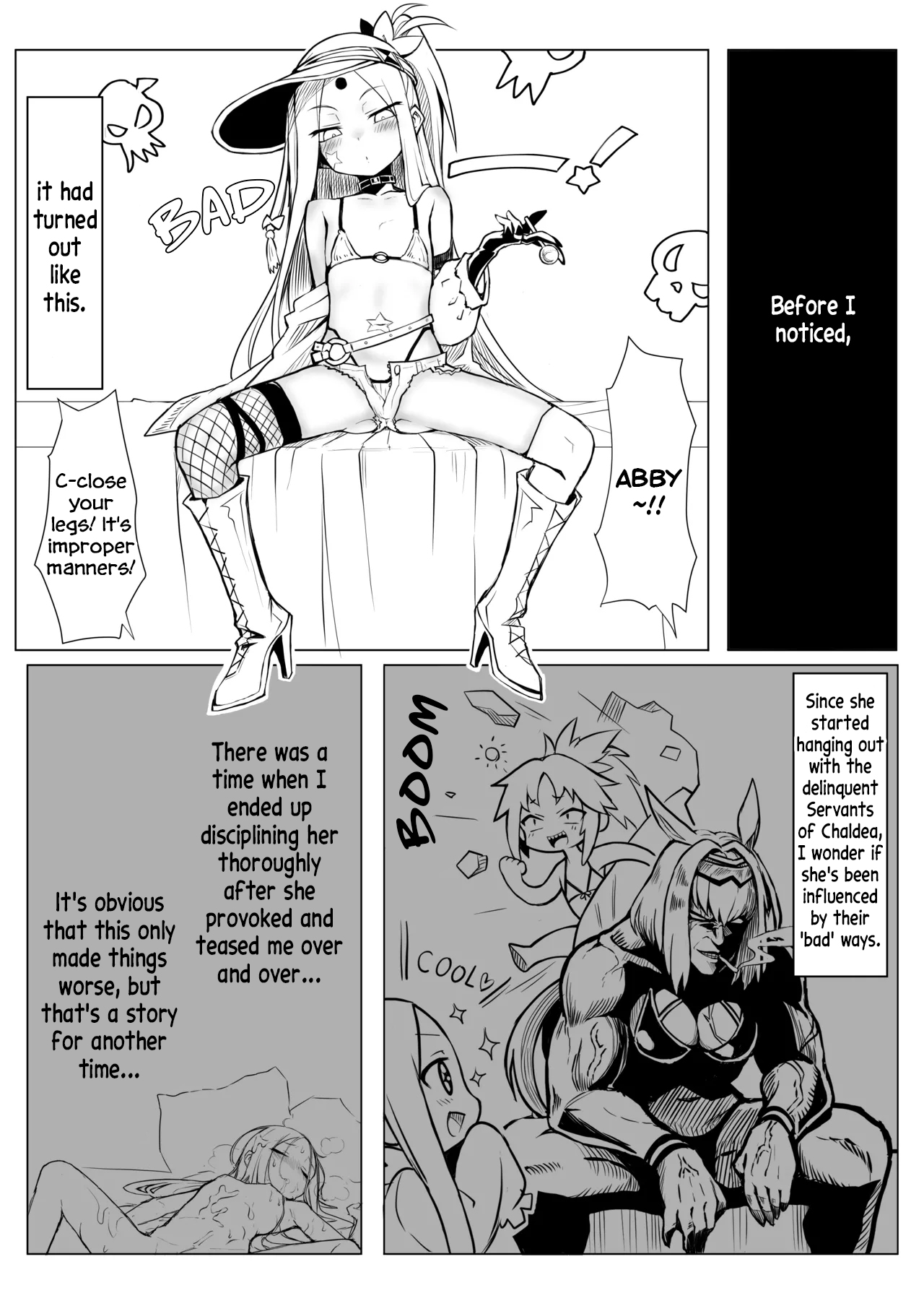 Waruiko Abi Wakarase no Mikon  | Abby's Naughty Kid's Correction Drink Party page 6 full