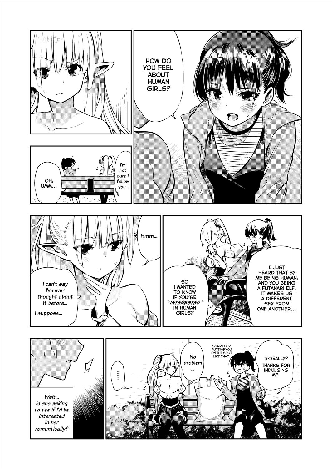 [Kawakami Masaki] Futanari no Elf [English] [Decensored] [Ongoing] Hentai - Raw  48