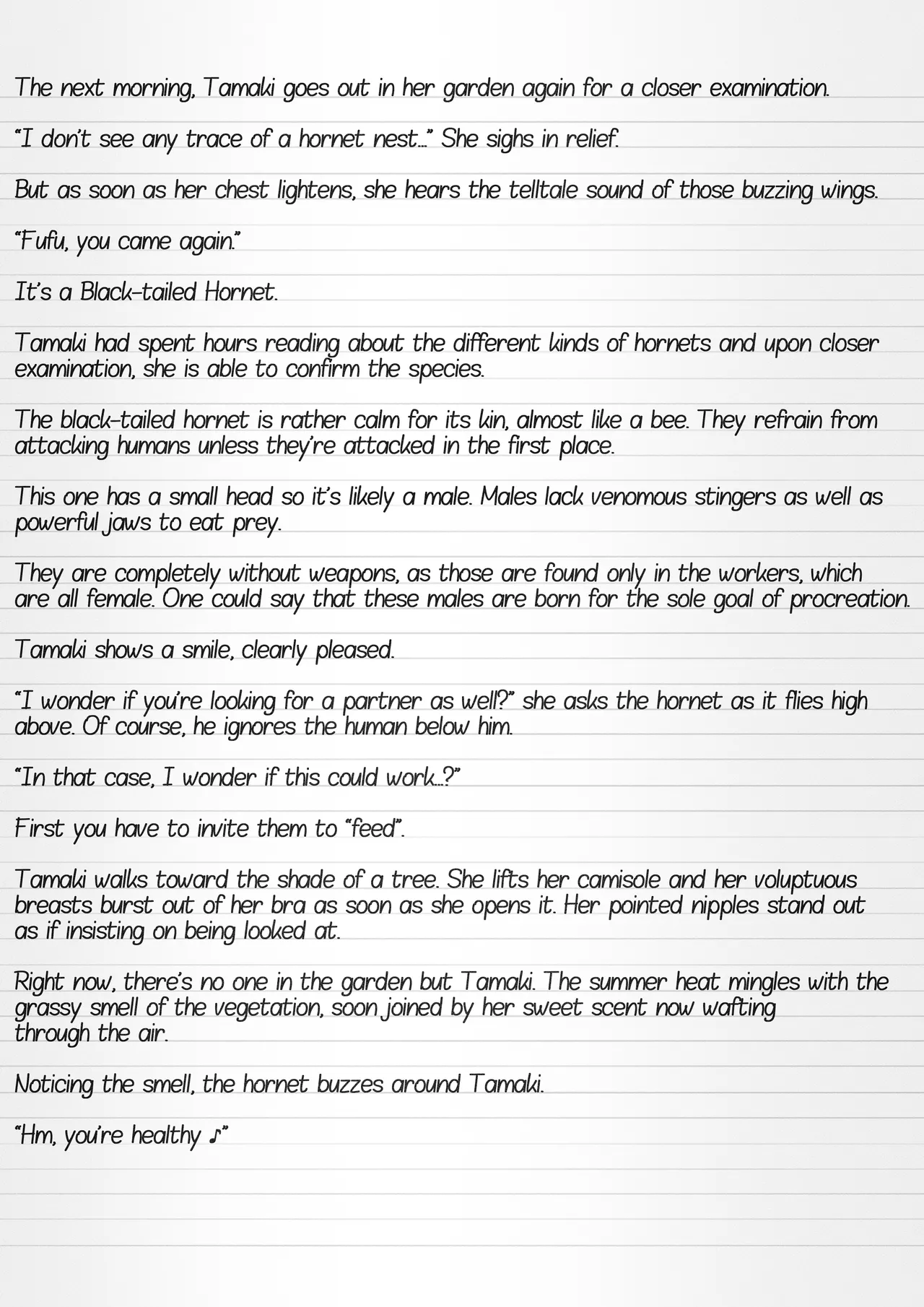 Misuke's Short Stories 19 - Tamaki & Hornets page 4 full